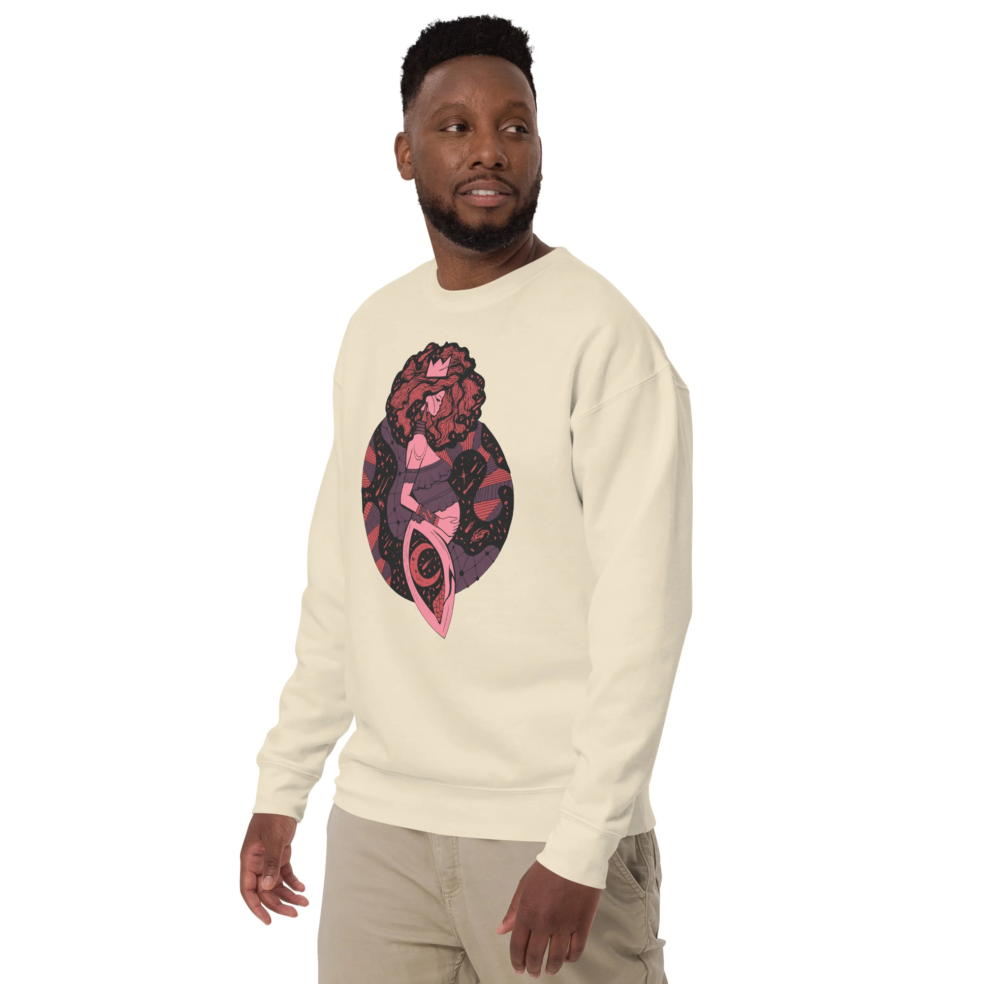 Amber and Rose Birth of Sahelle | Art gift for Mom Sweatshirt - Image 5