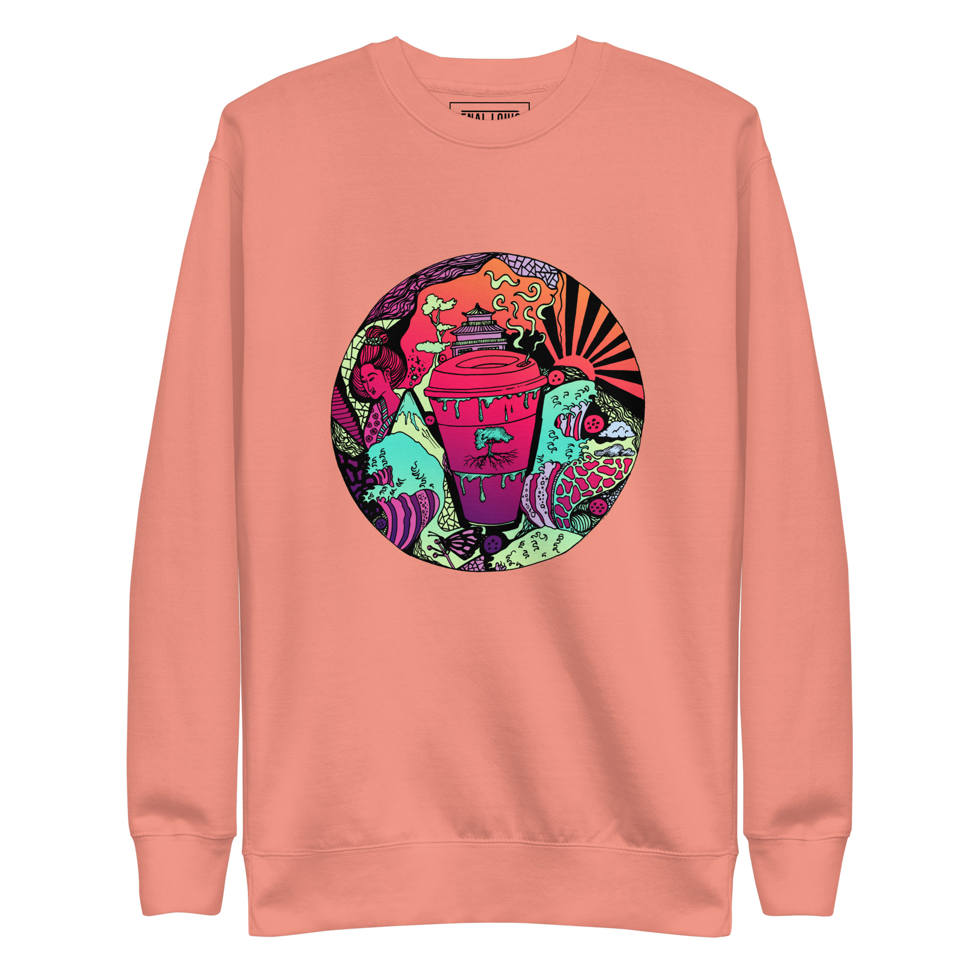 Blue Red Blend Coffee in Japan - Coffee Sweatshirt - Image 7