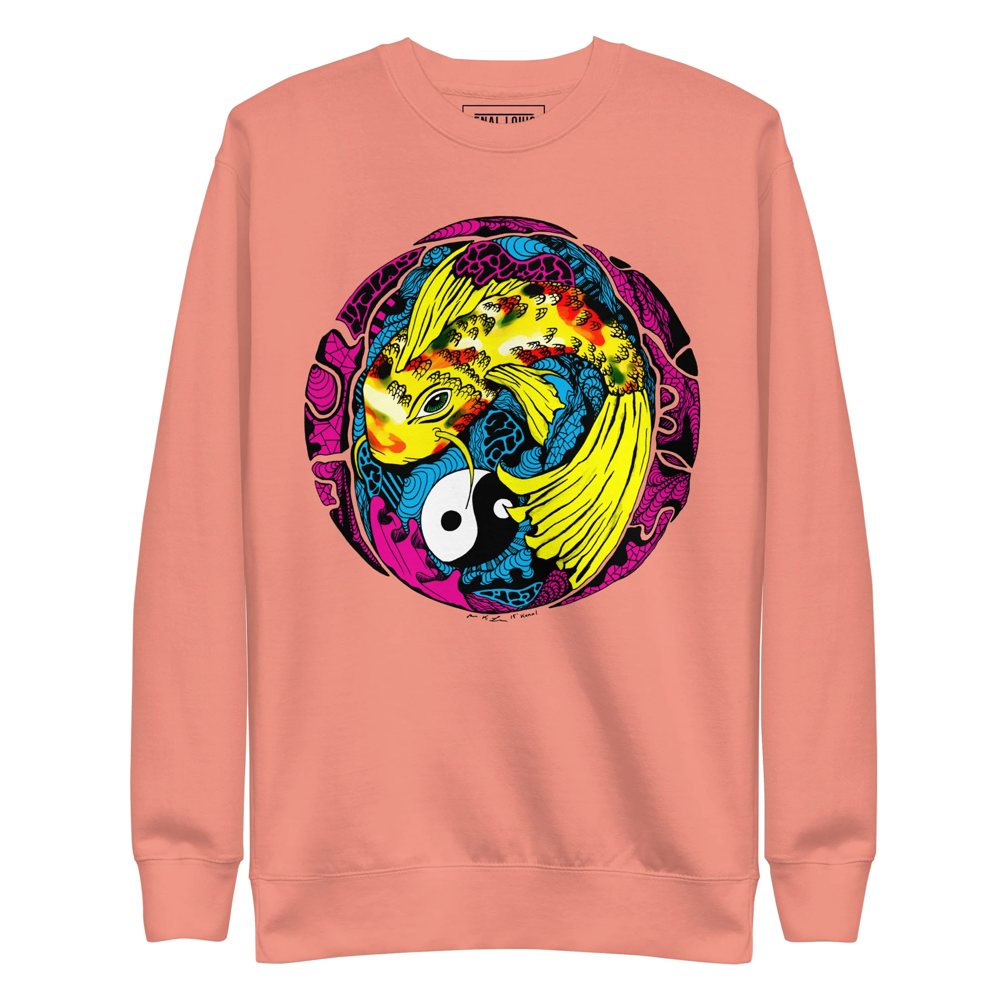 CMYK Koi of Balance - Koi Fish Sweatshirt - Image 7