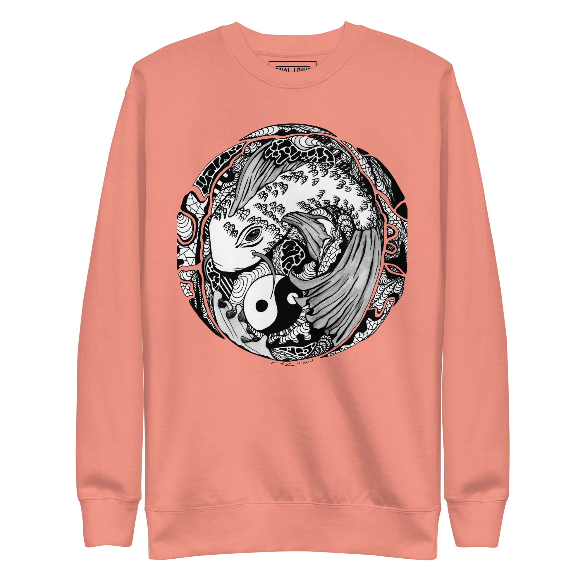 Koi of Balance - Koi Fish Sweatshirt - Image 7
