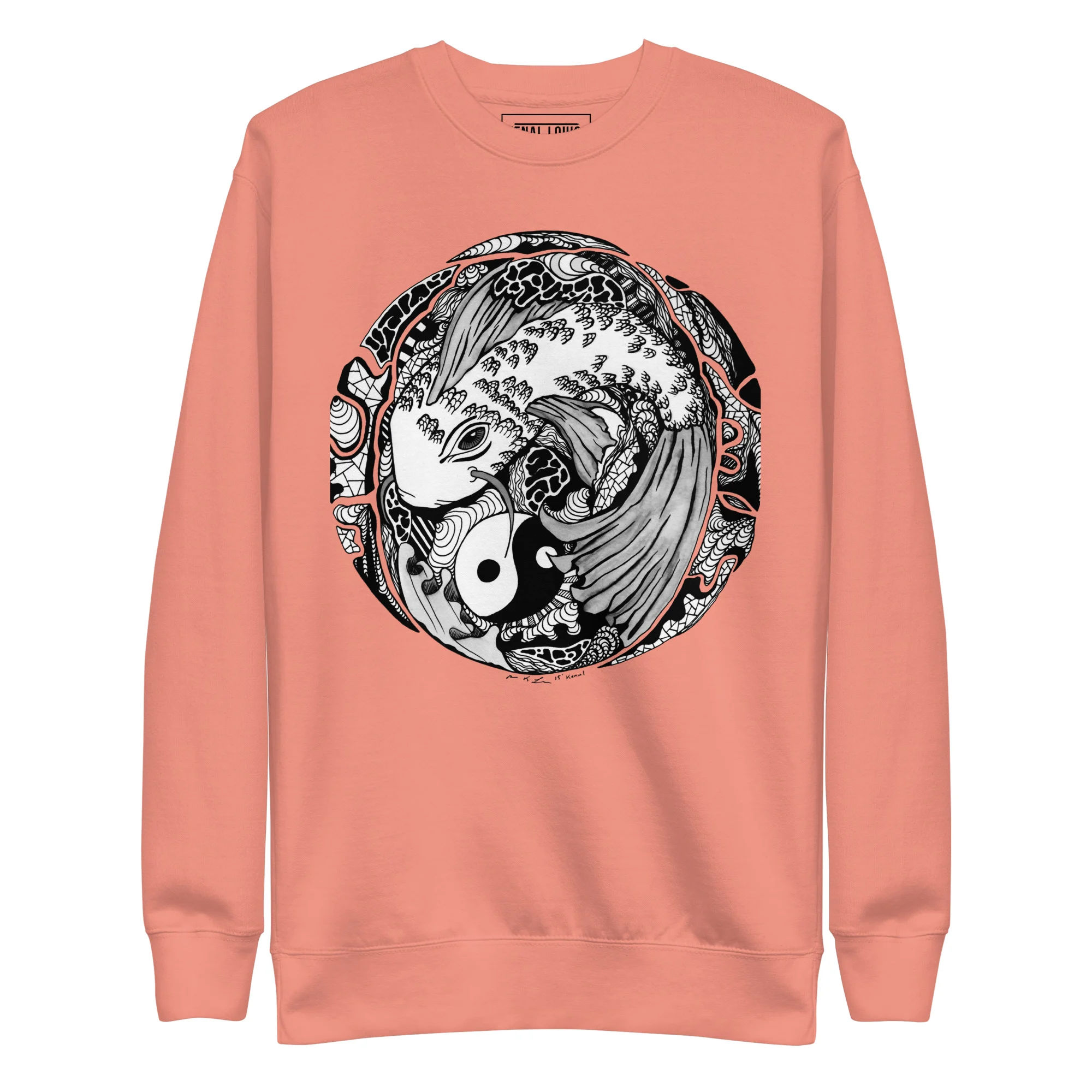 Koi of Balance - Koi Fish Sweatshirt - Image 7