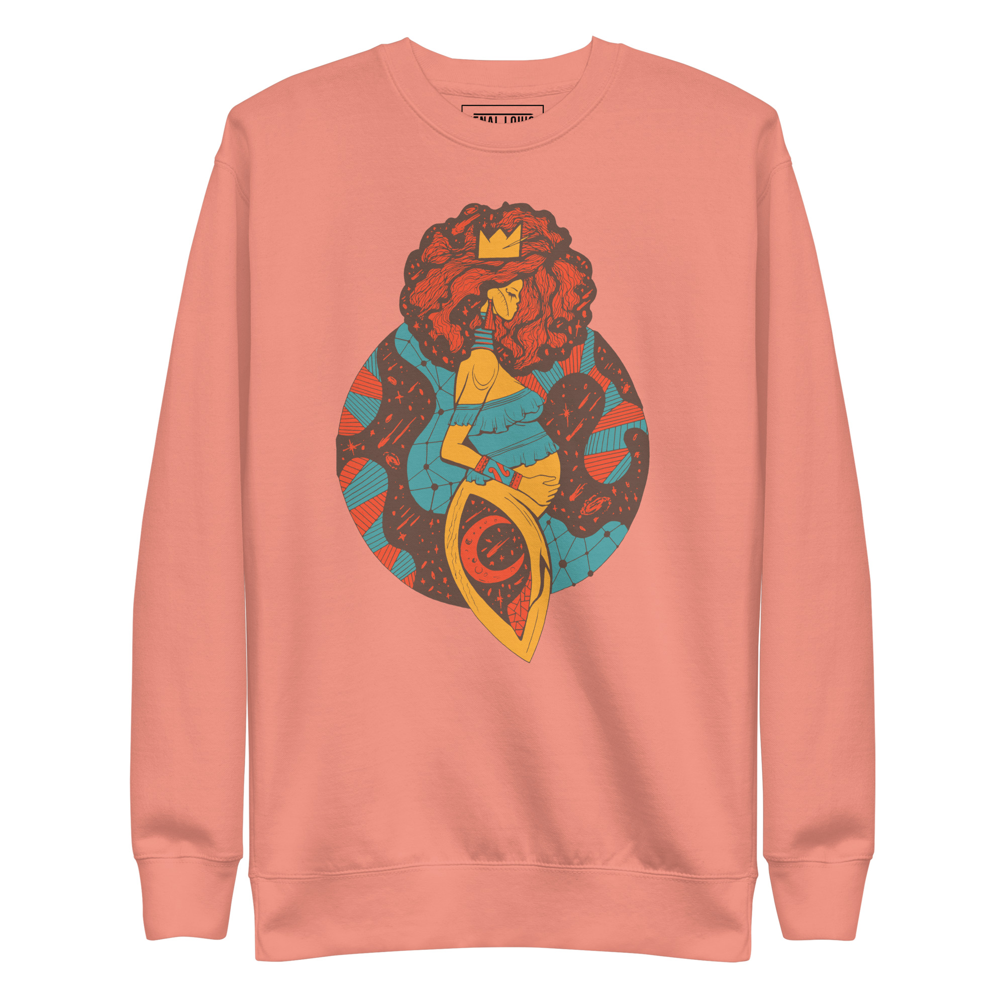 Cafe Birth of Sahelle | Art gift for Mom Sweatshirt - Image 7