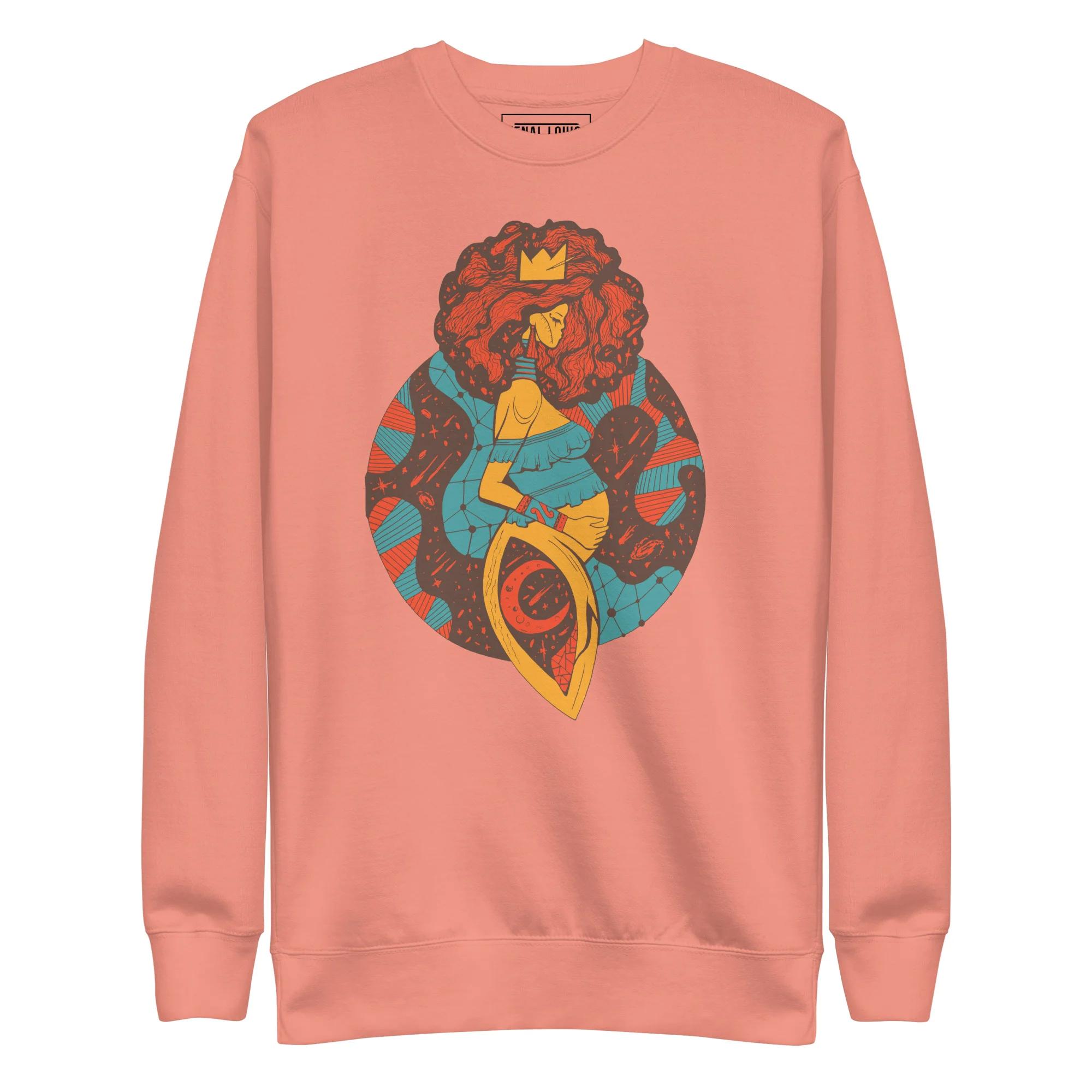 Cafe Birth of Sahelle | Art gift for Mom Sweatshirt - Image 7