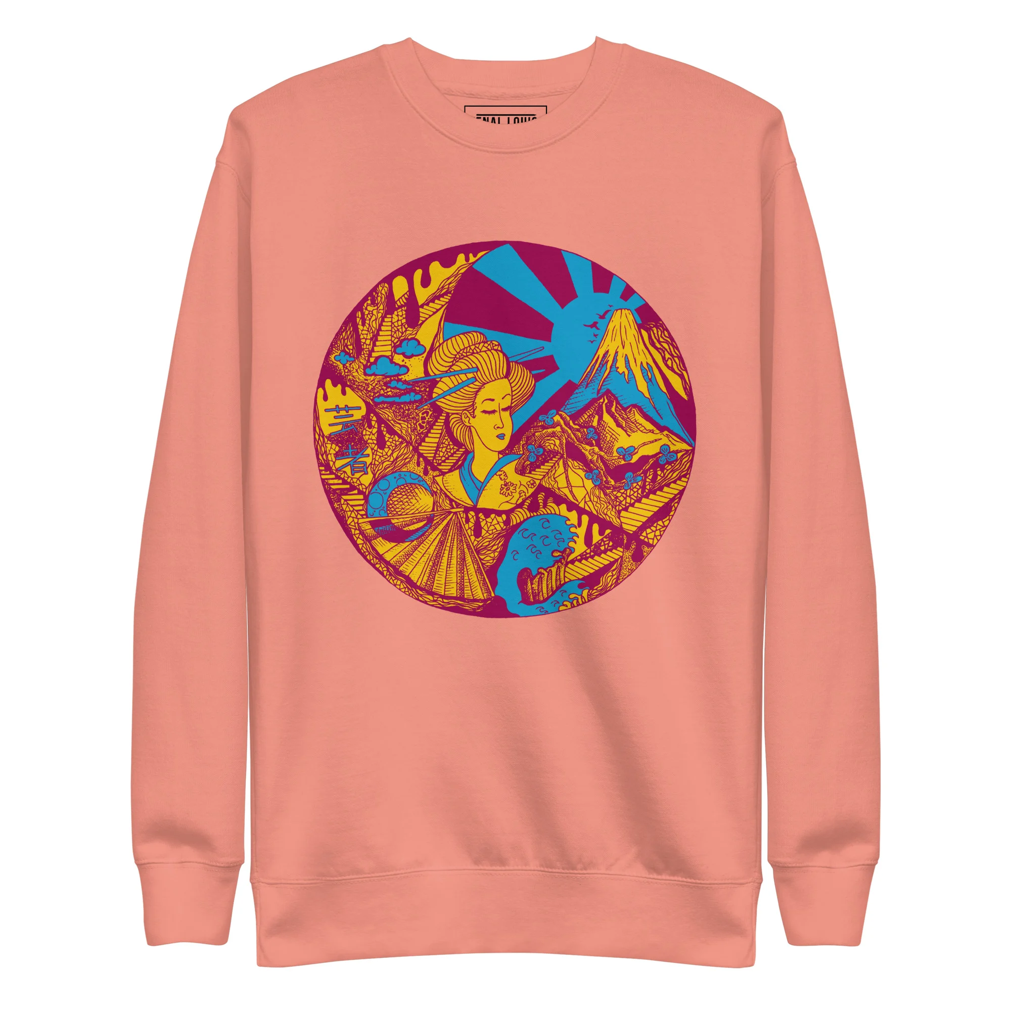 Triadic Dreaming of Japan - Japanese Circle Sweatshirt - Image 7