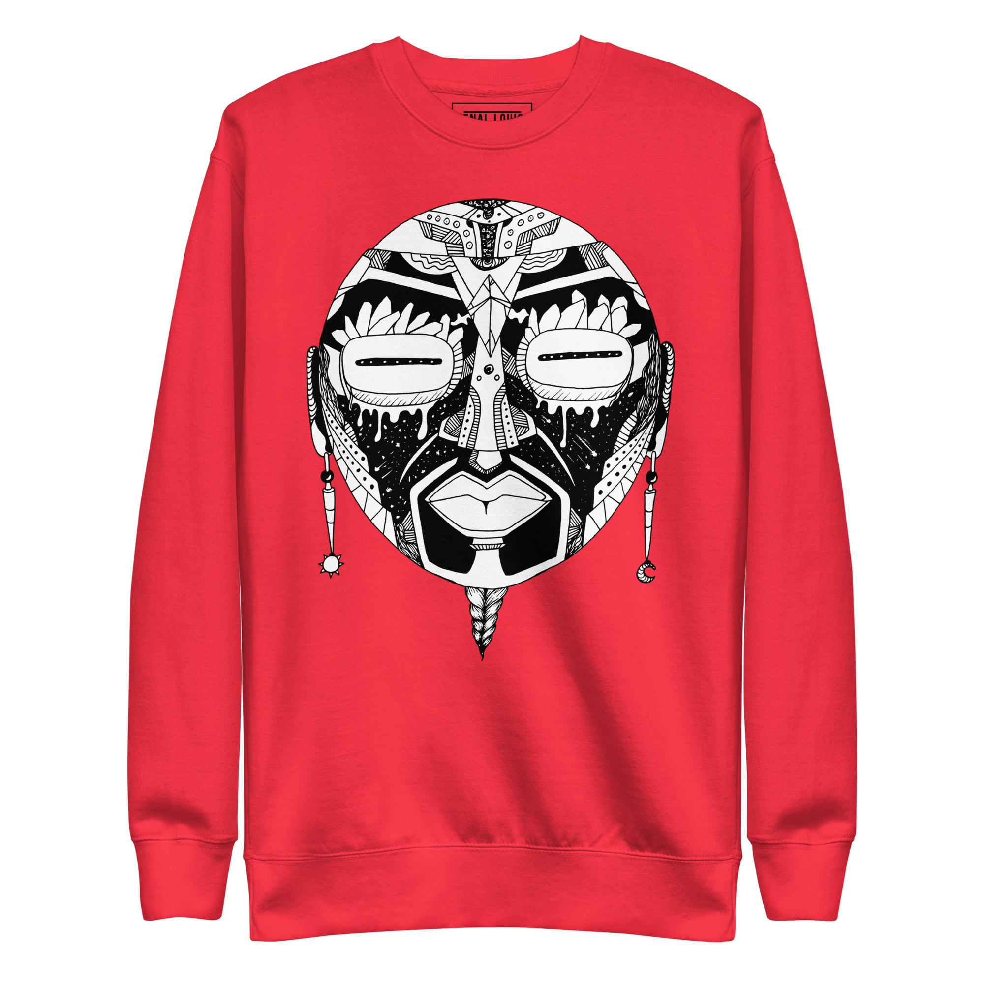 African Mask No. 2 - African Sweatshirt - Image 6
