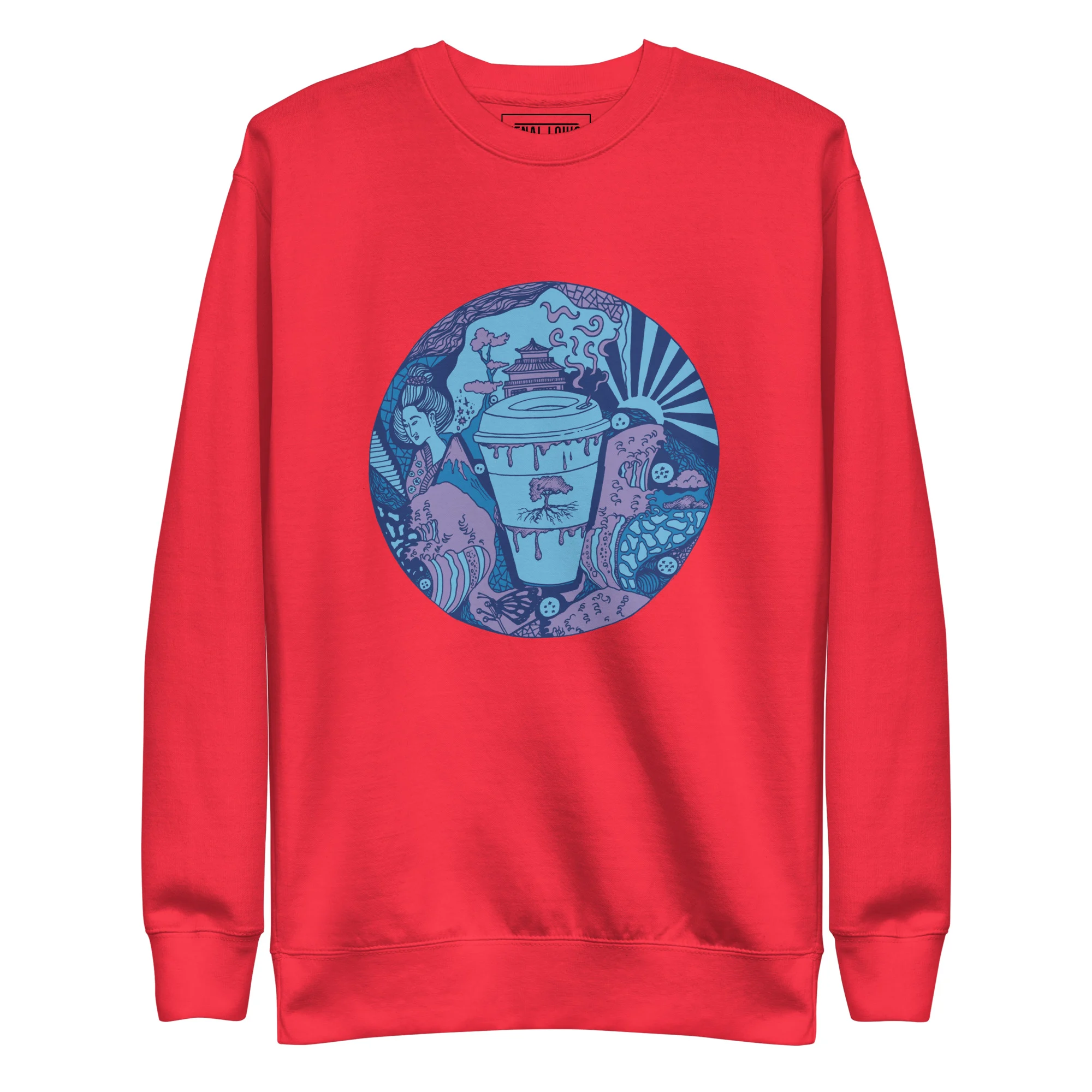 Mountain Blue Coffee in Japan - Coffee Sweatshirt - Image 6