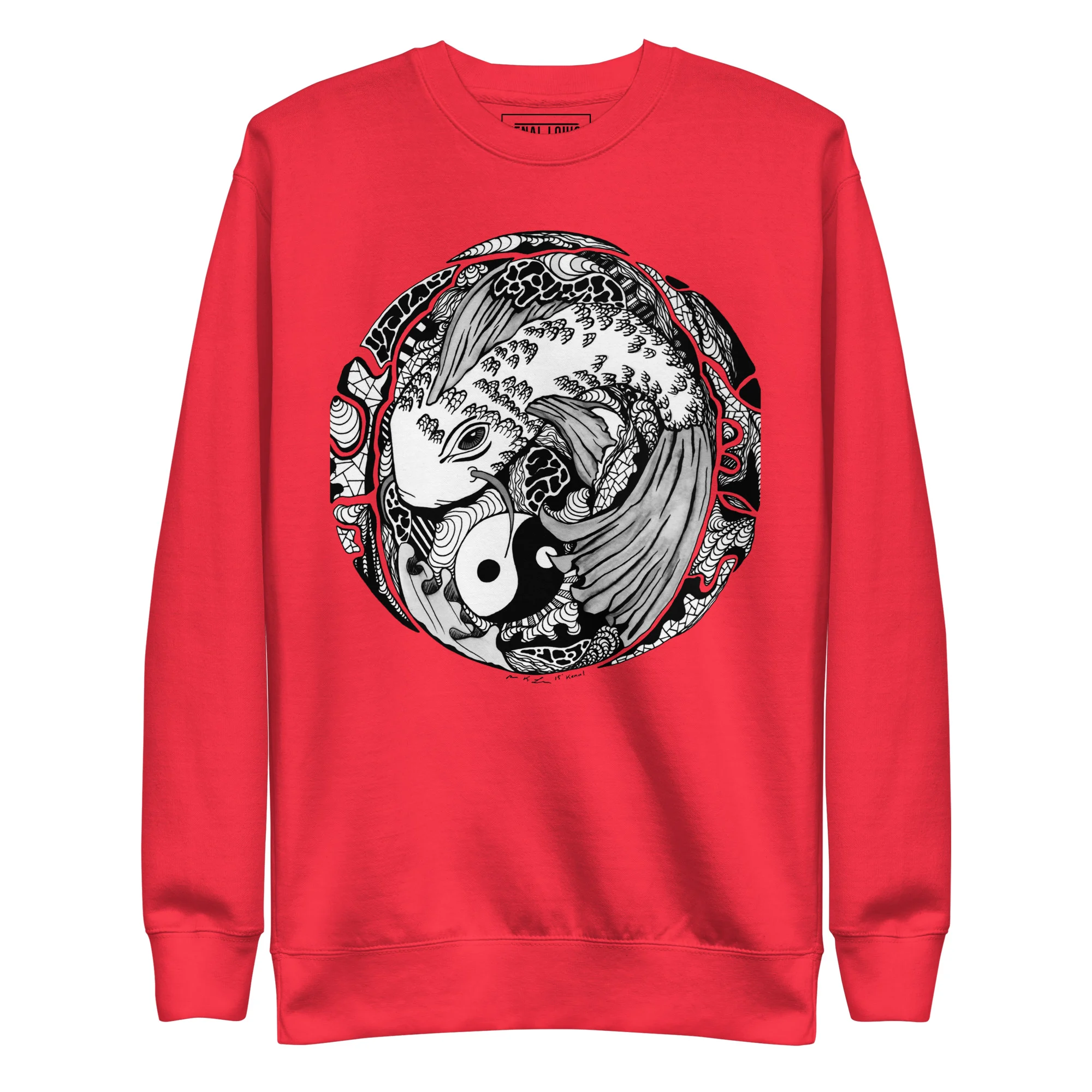 Koi of Balance - Koi Fish Sweatshirt - Image 6
