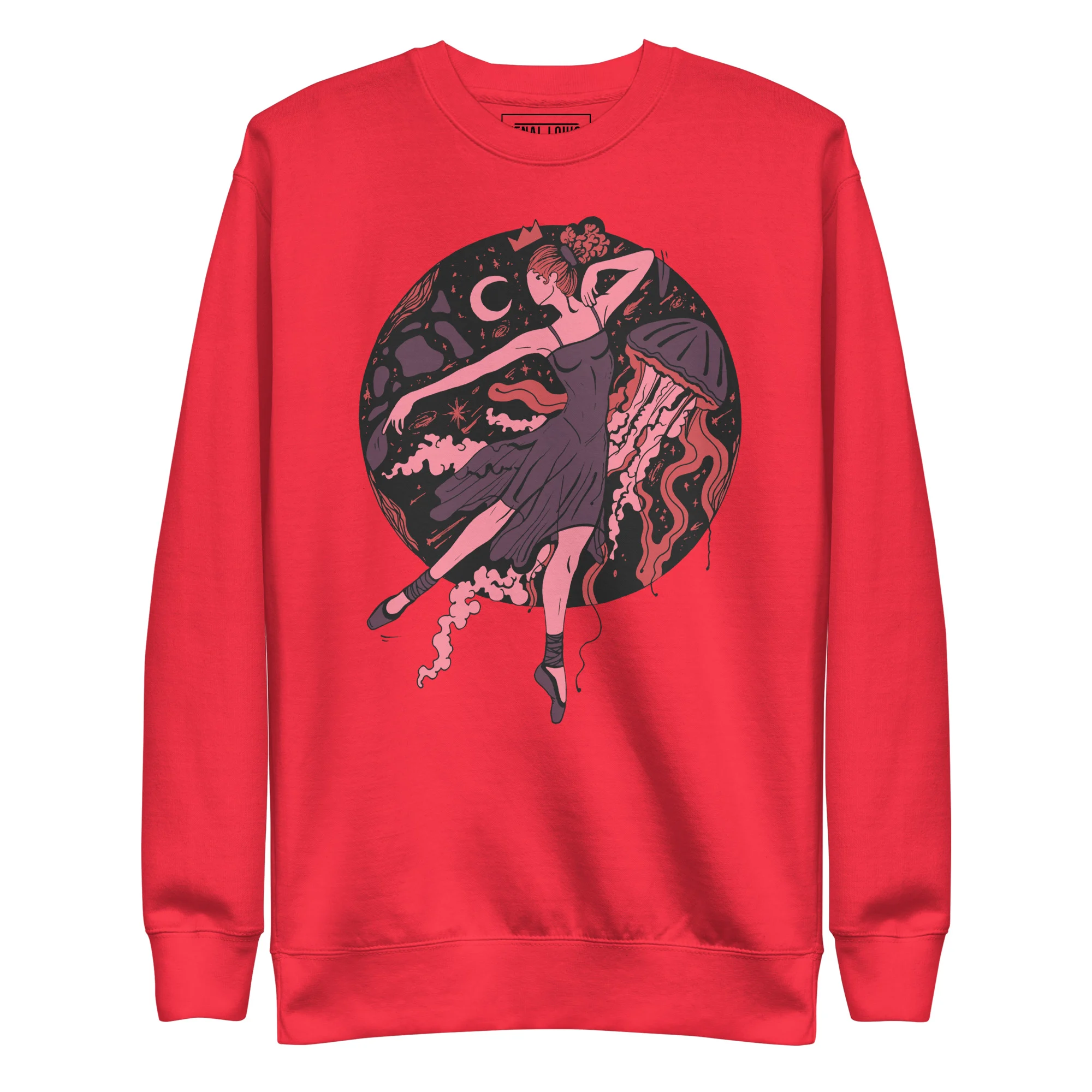 Amber and Rose The Oceanic Dancer | Ballerina Drawing Sweatshirt - Image 6