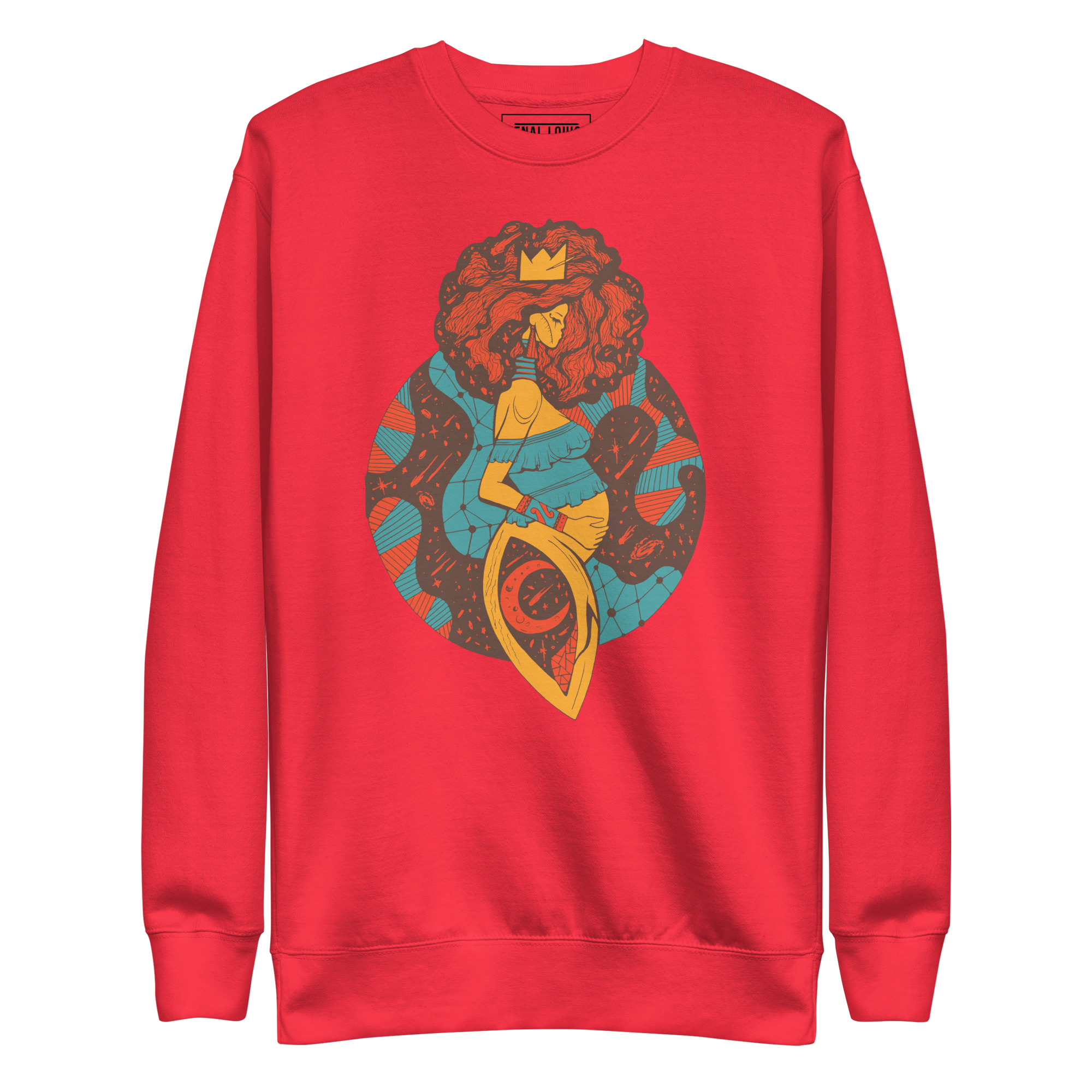 Cafe Birth of Sahelle | Art gift for Mom Sweatshirt - Image 6