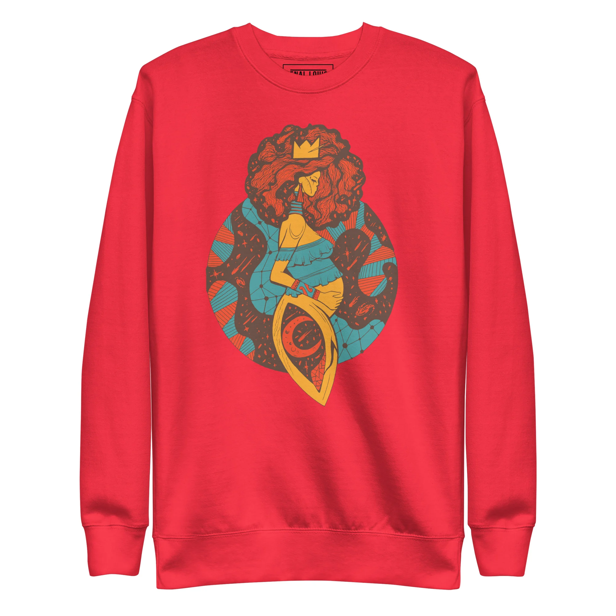 Cafe Birth of Sahelle | Art gift for Mom Sweatshirt - Image 6