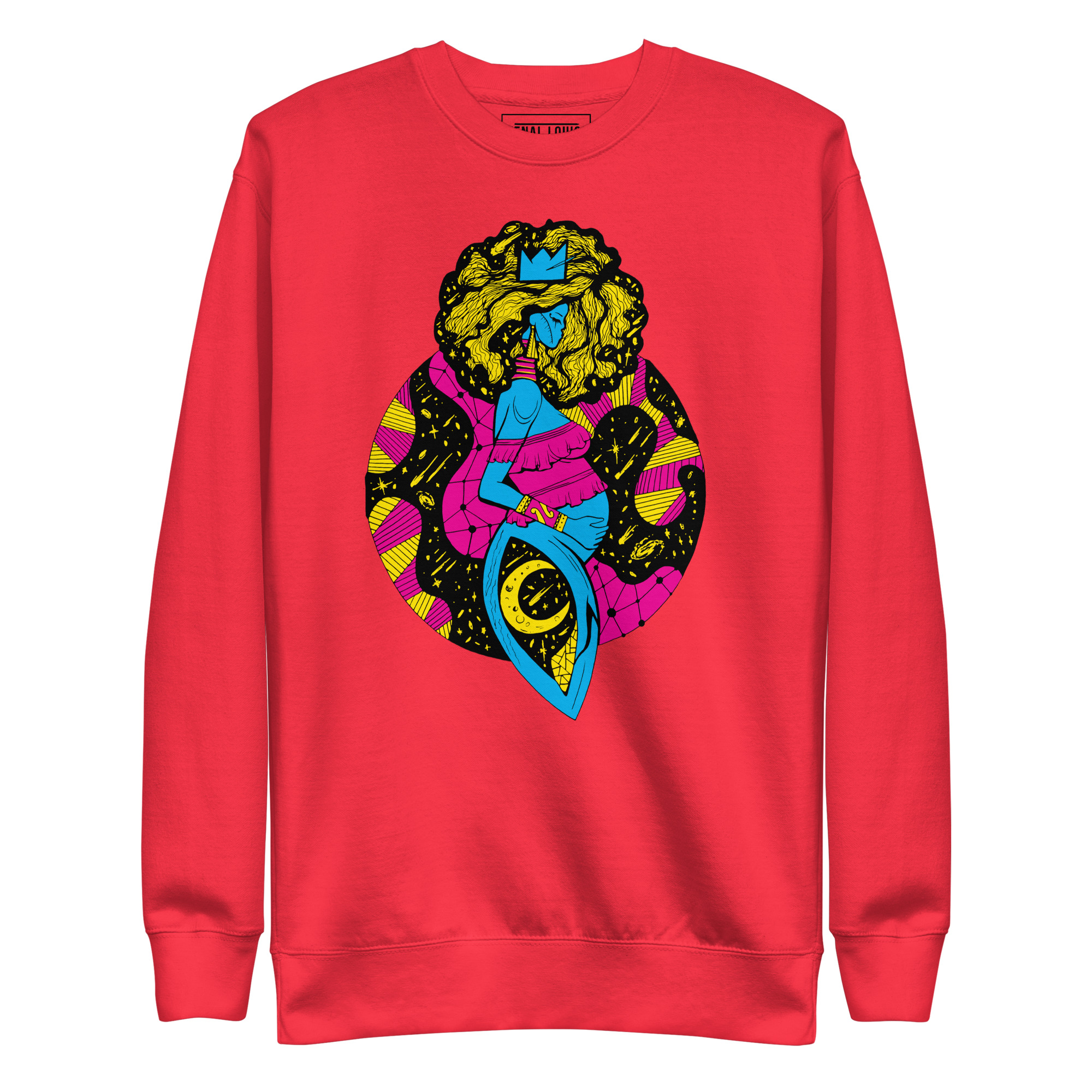 CMYK Birth of Sahelle | Art gift for Mom Sweatshirt - Image 6