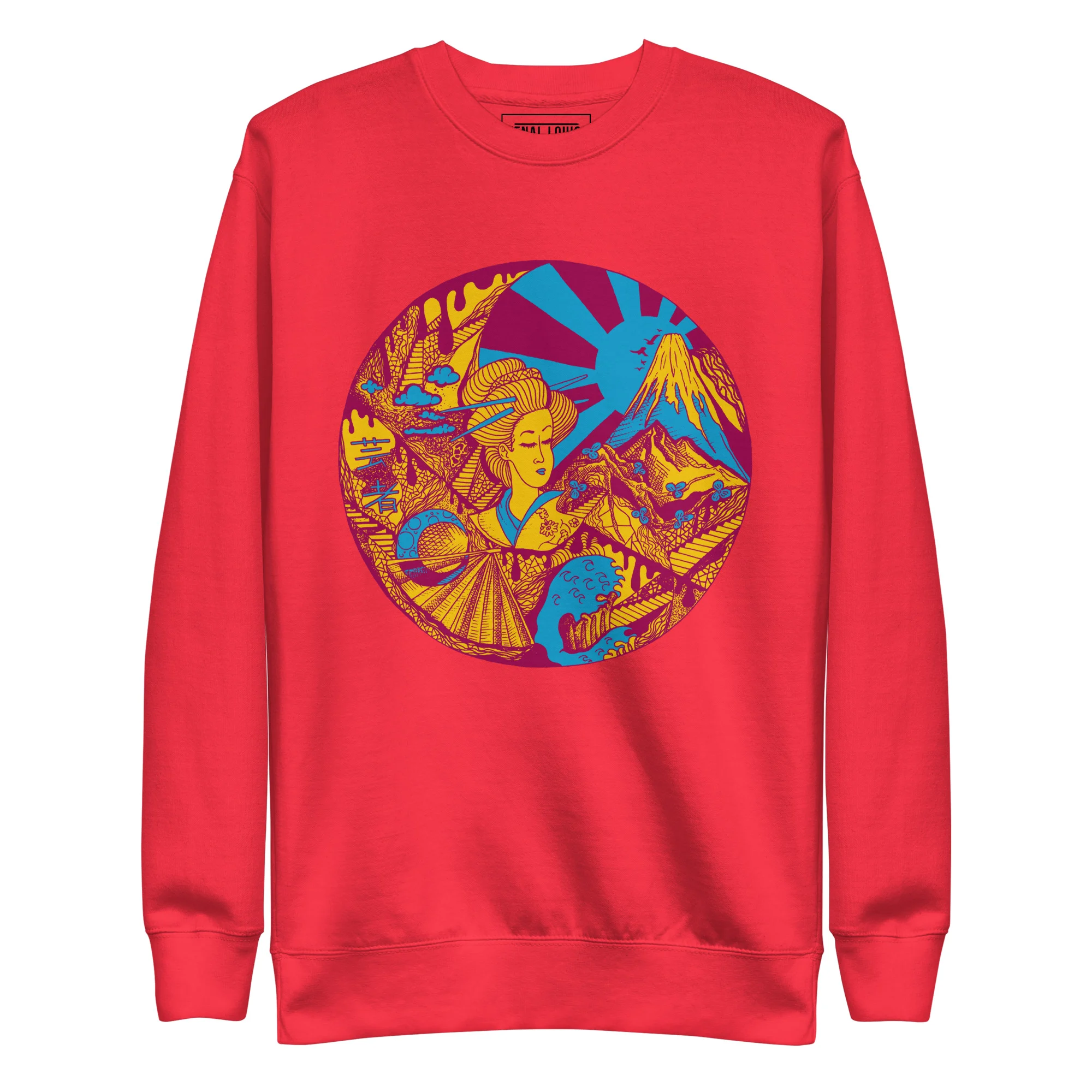 Triadic Dreaming of Japan - Japanese Circle Sweatshirt - Image 6