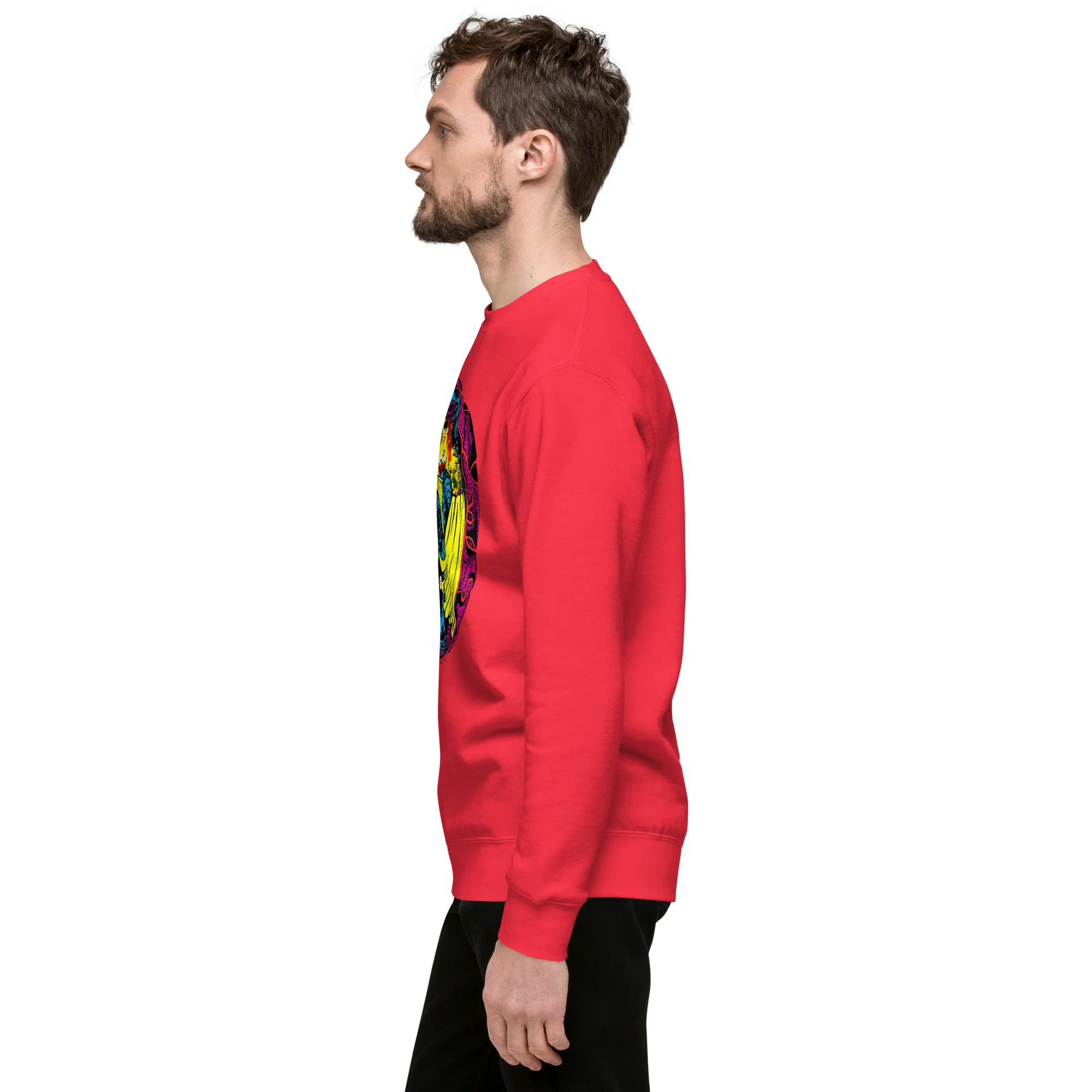 CMYK Koi of Balance - Koi Fish Sweatshirt - Image 4