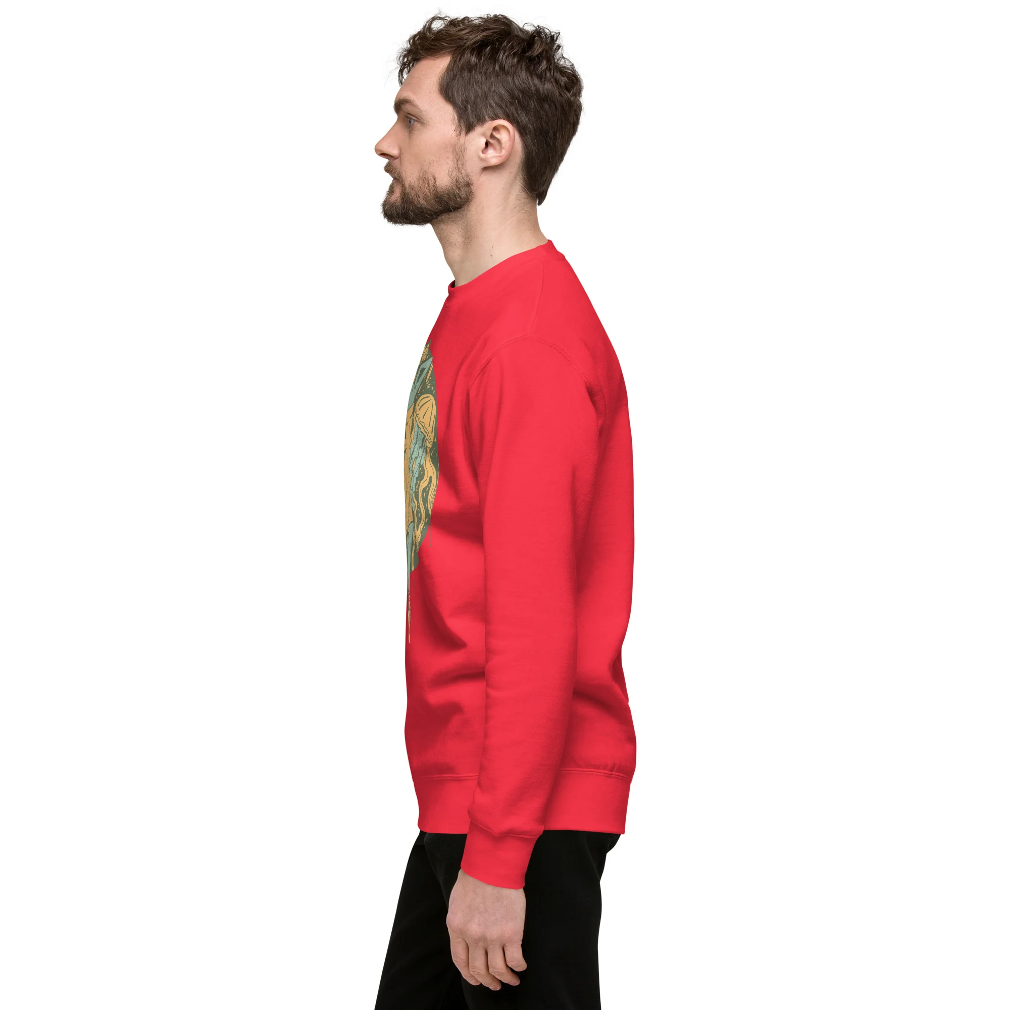 Sage Green The Oceanic Dancer | Ballerina Drawing Sweatshirt - Image 4