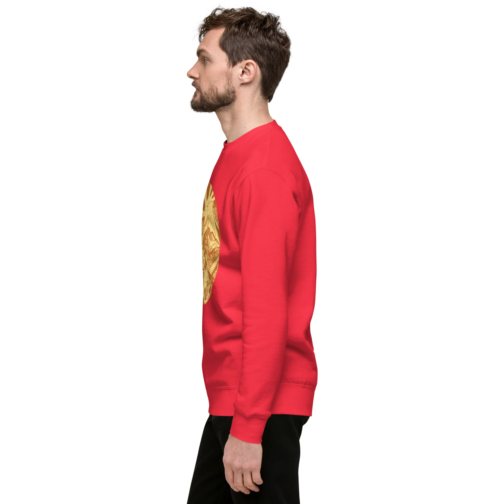 Terracotta Dreaming of Japan - Japanese Circle Sweatshirt - Image 4