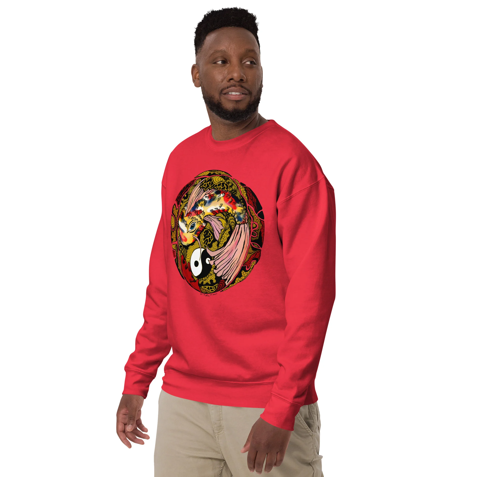 Legacy Koi of Balance - Koi Fish Sweatshirt - Image 3