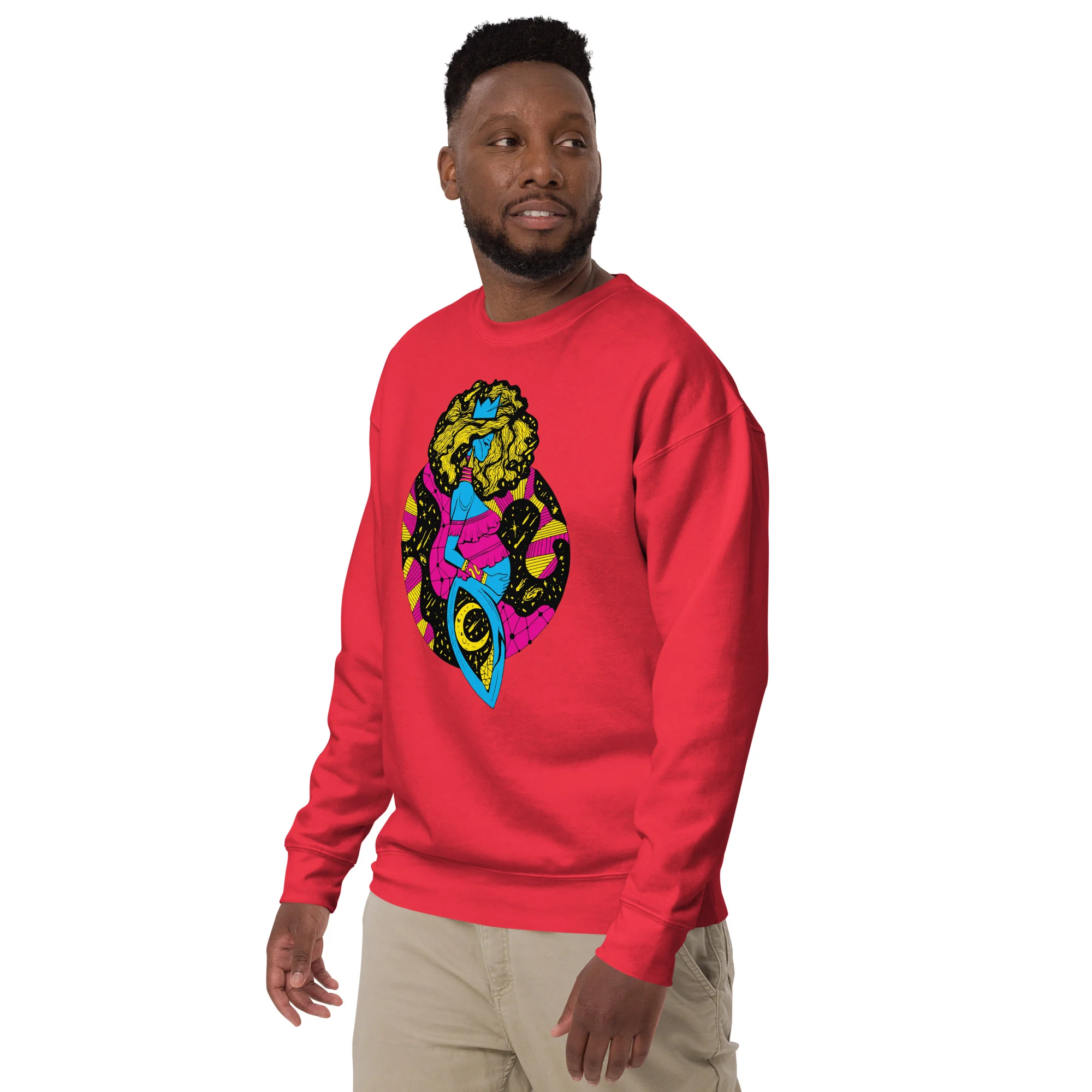 CMYK Birth of Sahelle | Art gift for Mom Sweatshirt - Image 3