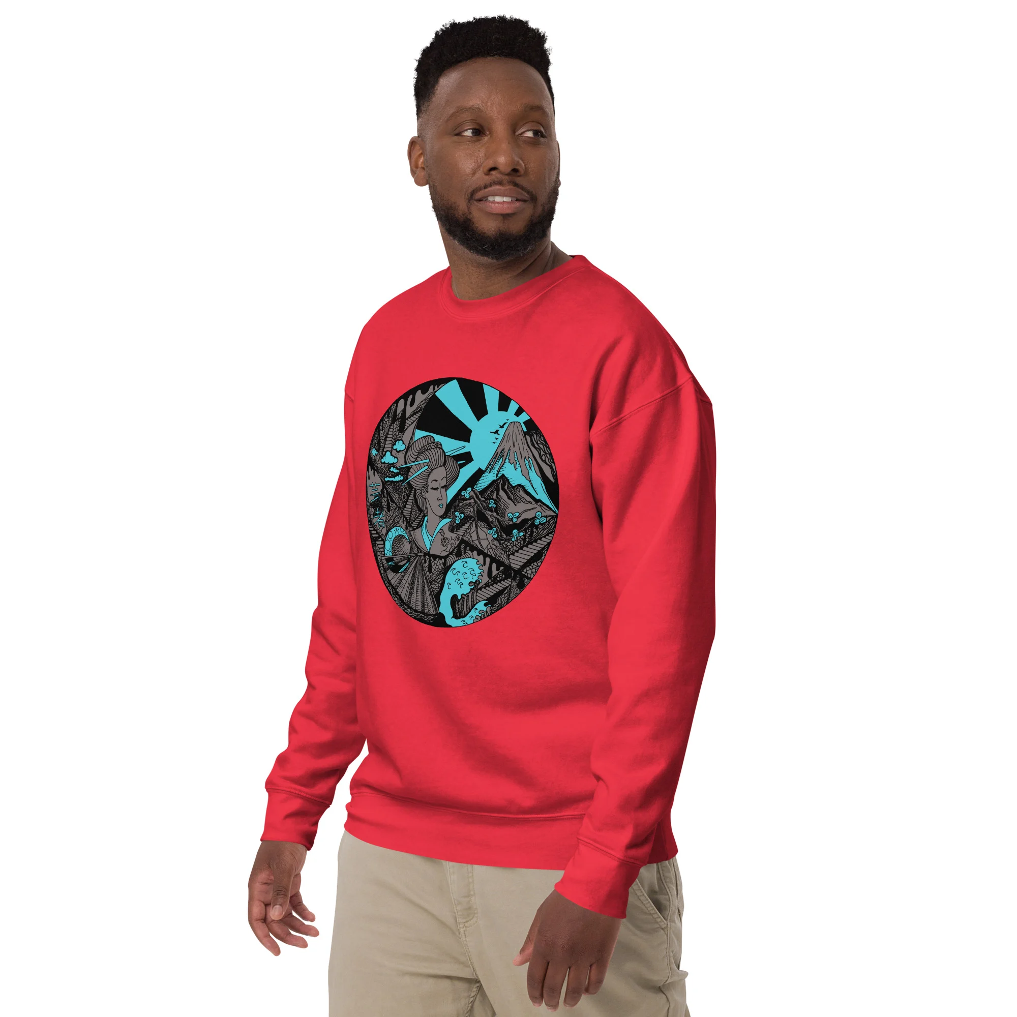 Dreaming of Japan - Japanese Circle Sweatshirt - Image 3