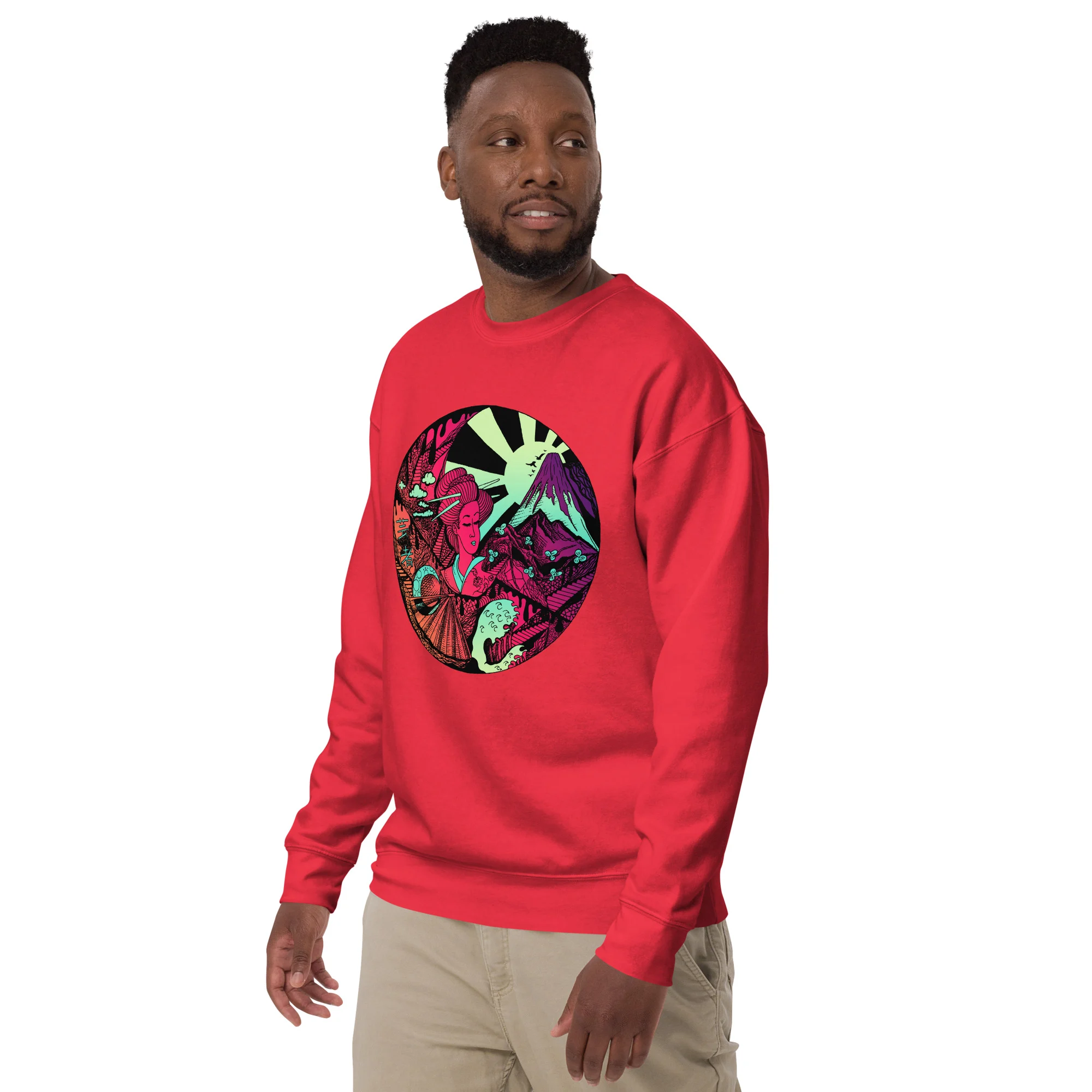 Dreaming of Japan - Japanese Circle Sweatshirt - Image 3