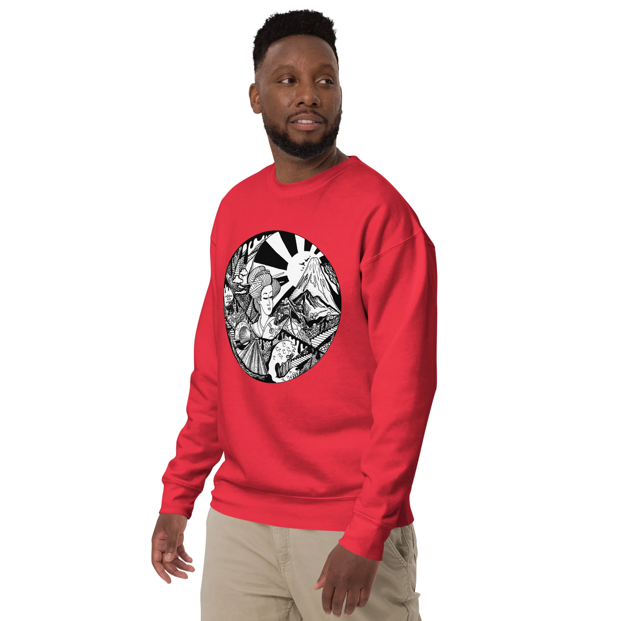 Dreaming of Japan - Japanese Circle Sweatshirt - Image 3