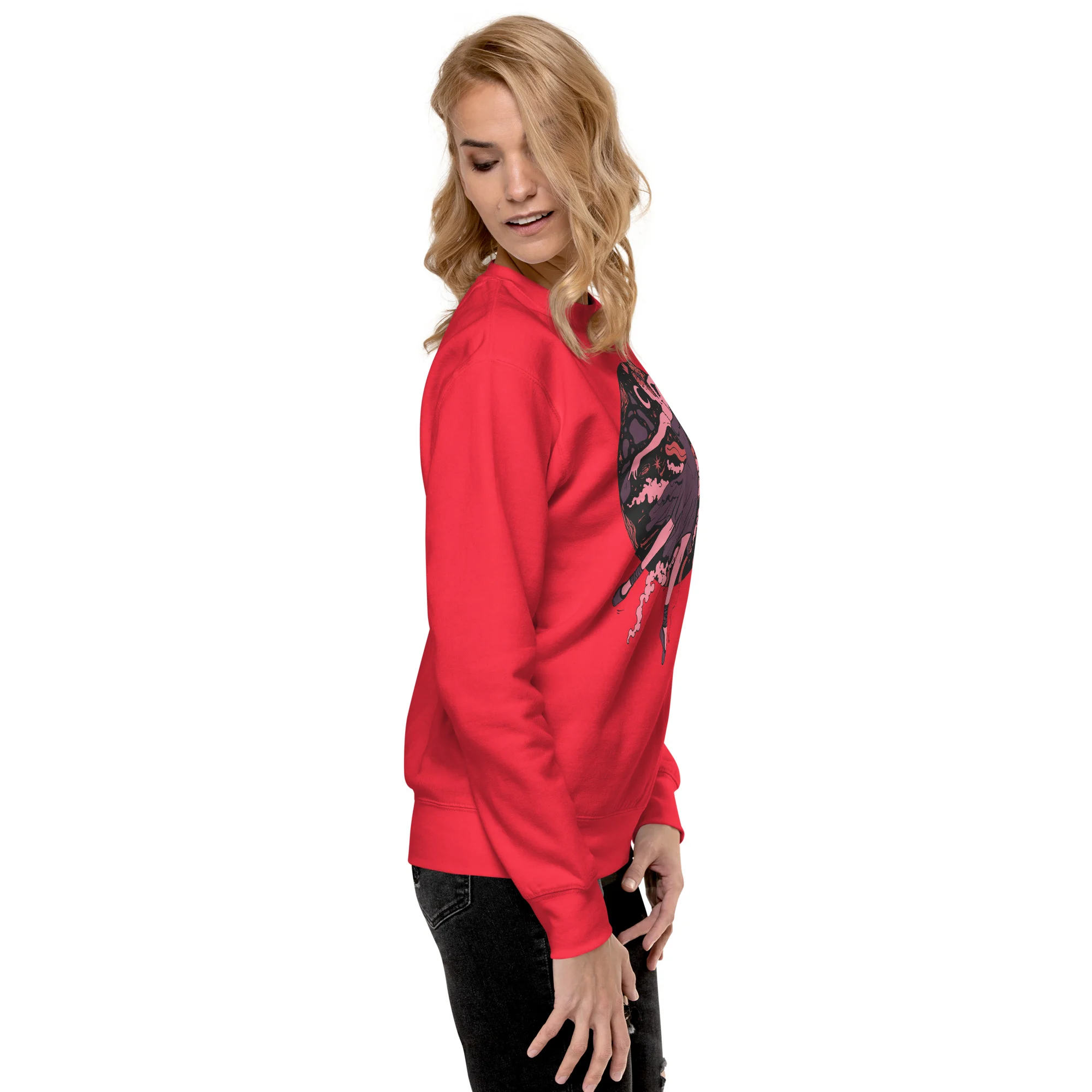 Amber and Rose The Oceanic Dancer | Ballerina Drawing Sweatshirt - Image 2