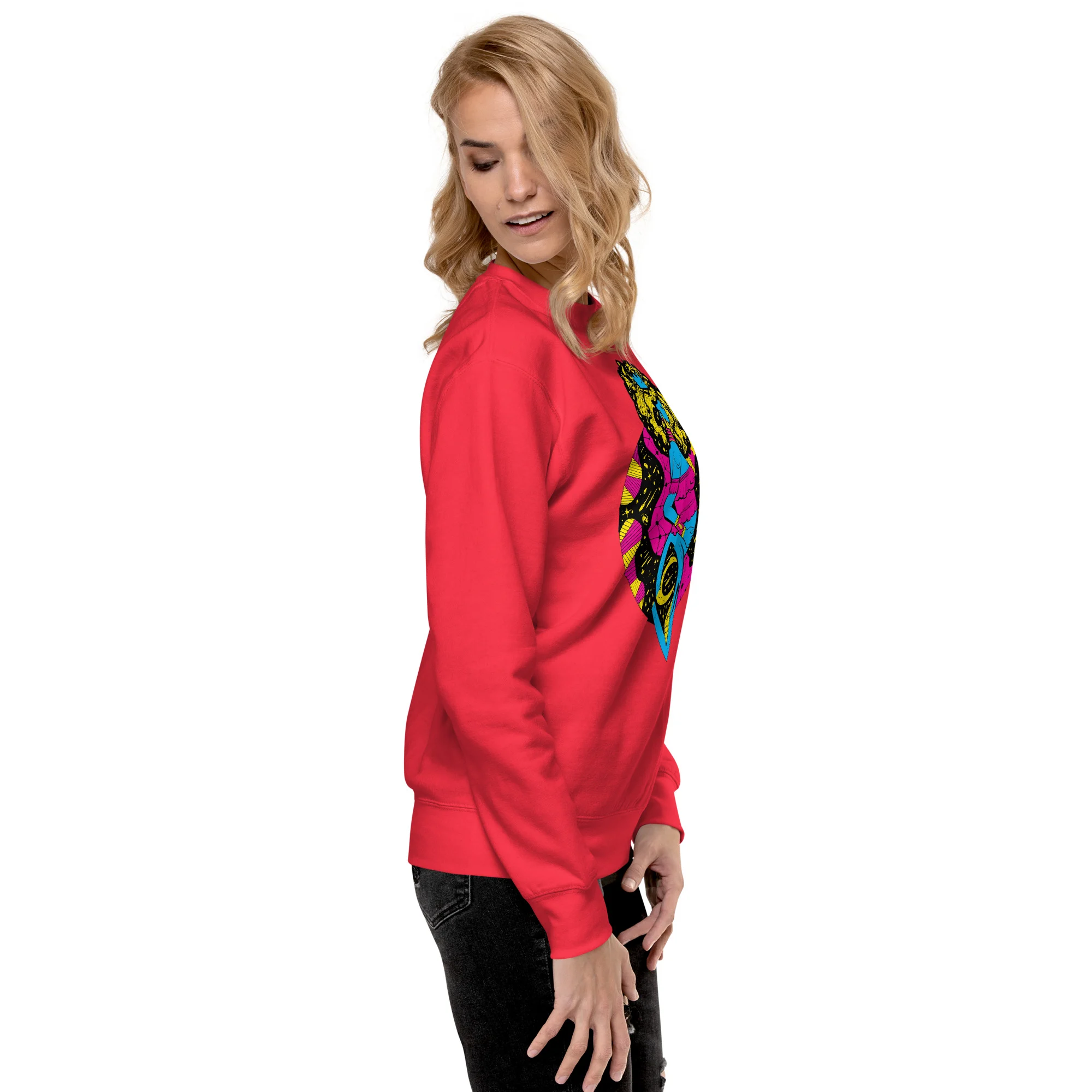 CMYK Birth of Sahelle | Art gift for Mom Sweatshirt - Image 2