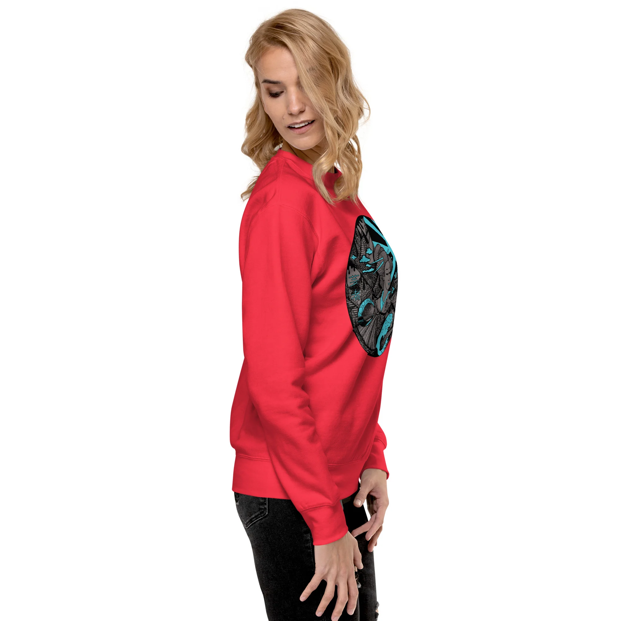 Dreaming of Japan - Japanese Circle Sweatshirt - Image 2