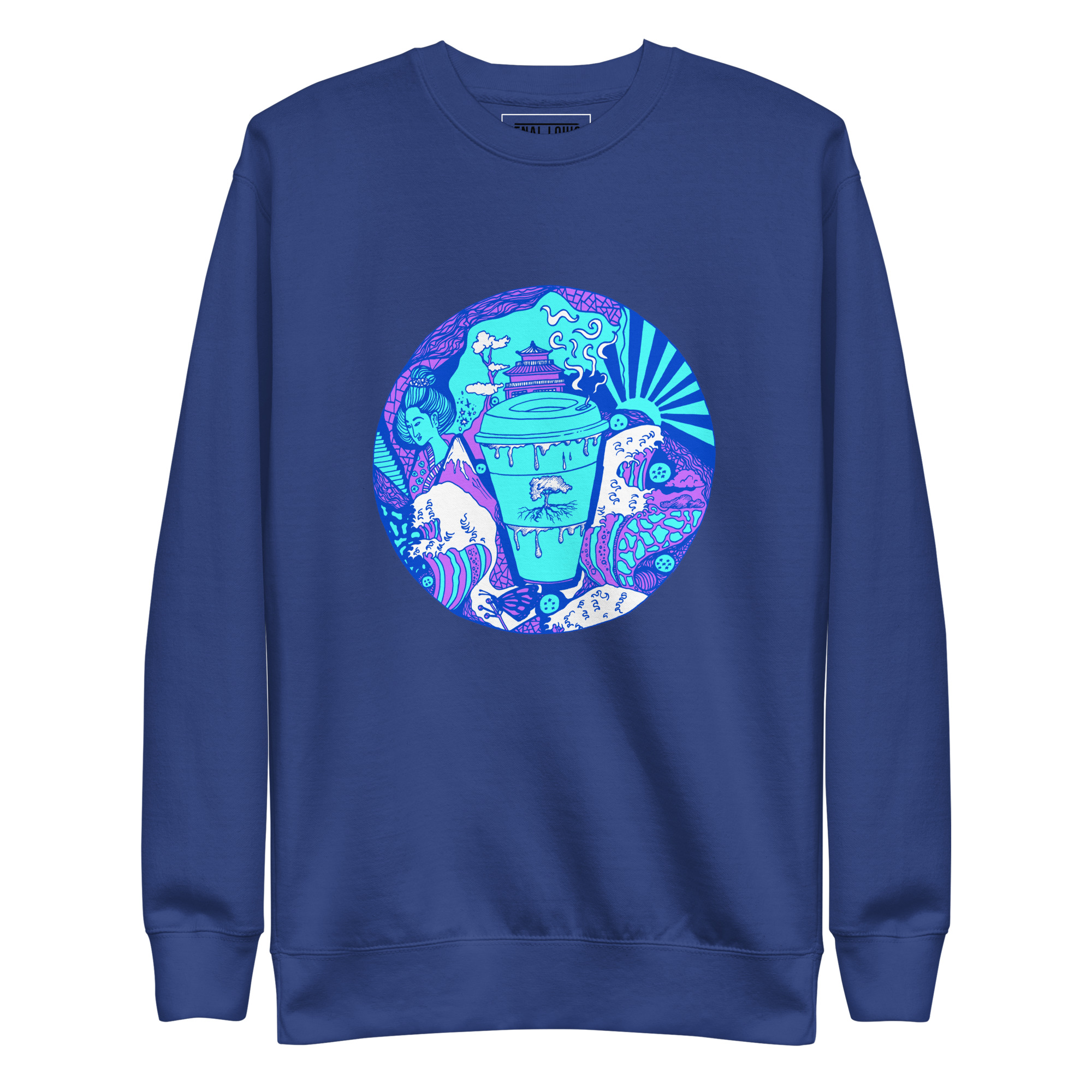 Blue Coffee in Japan - Coffee Sweatshirt - Image 6