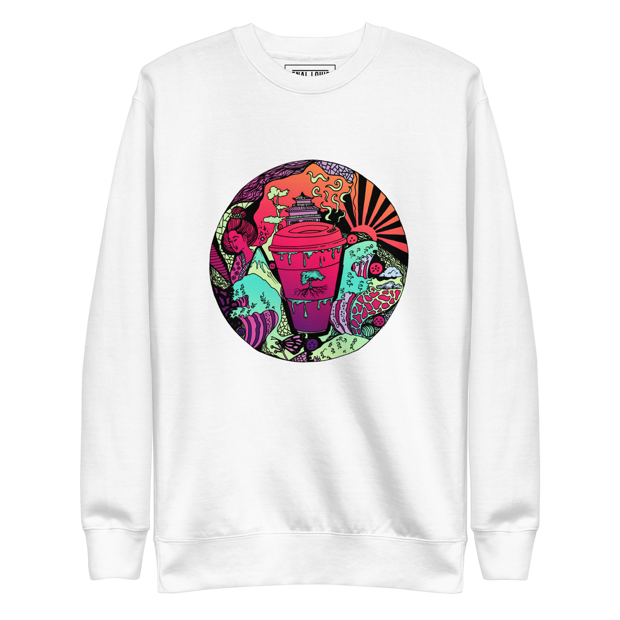 Blue Red Blend Coffee in Japan - Coffee Sweatshirt - Image 8