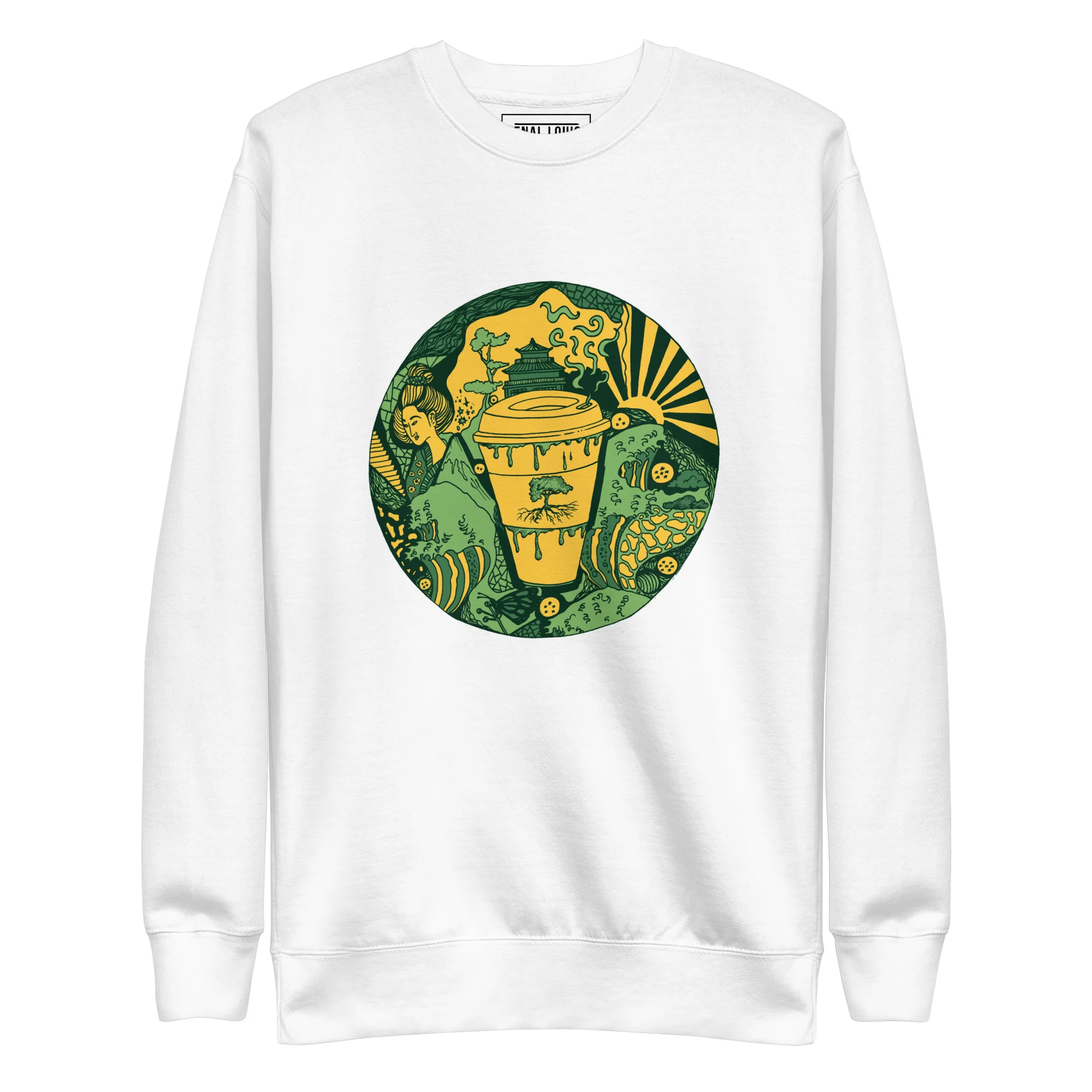 Forrest Green Coffee in Japan - Coffee Sweatshirt - Image 8