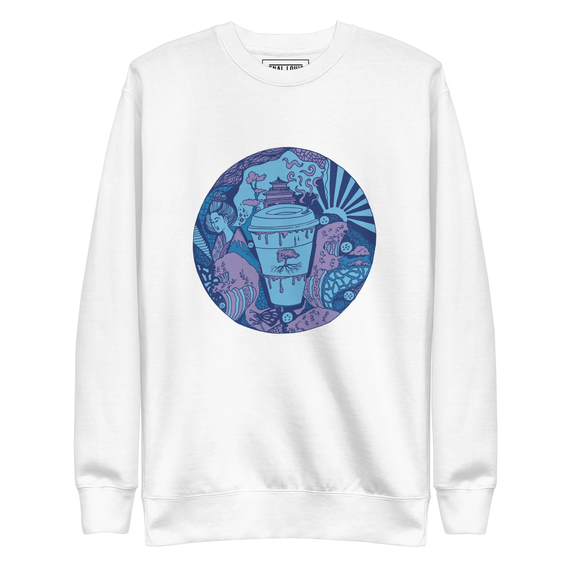 Mountain Blue Coffee in Japan - Coffee Sweatshirt - Image 8