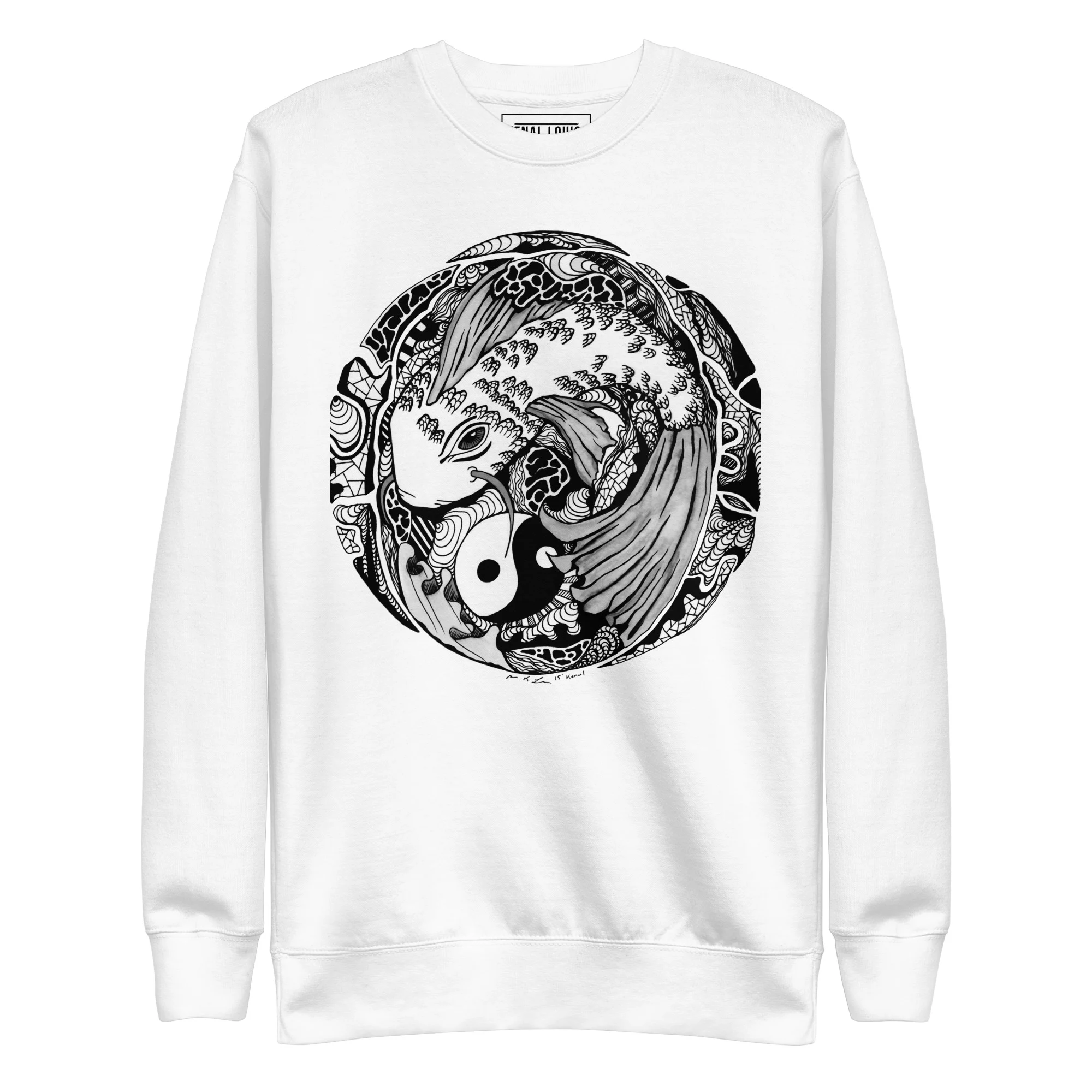 Koi of Balance - Koi Fish Sweatshirt - Image 8
