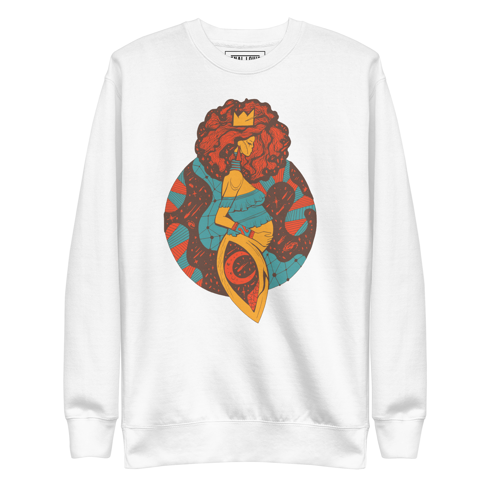 Cafe Birth of Sahelle | Art gift for Mom Sweatshirt - Image 8