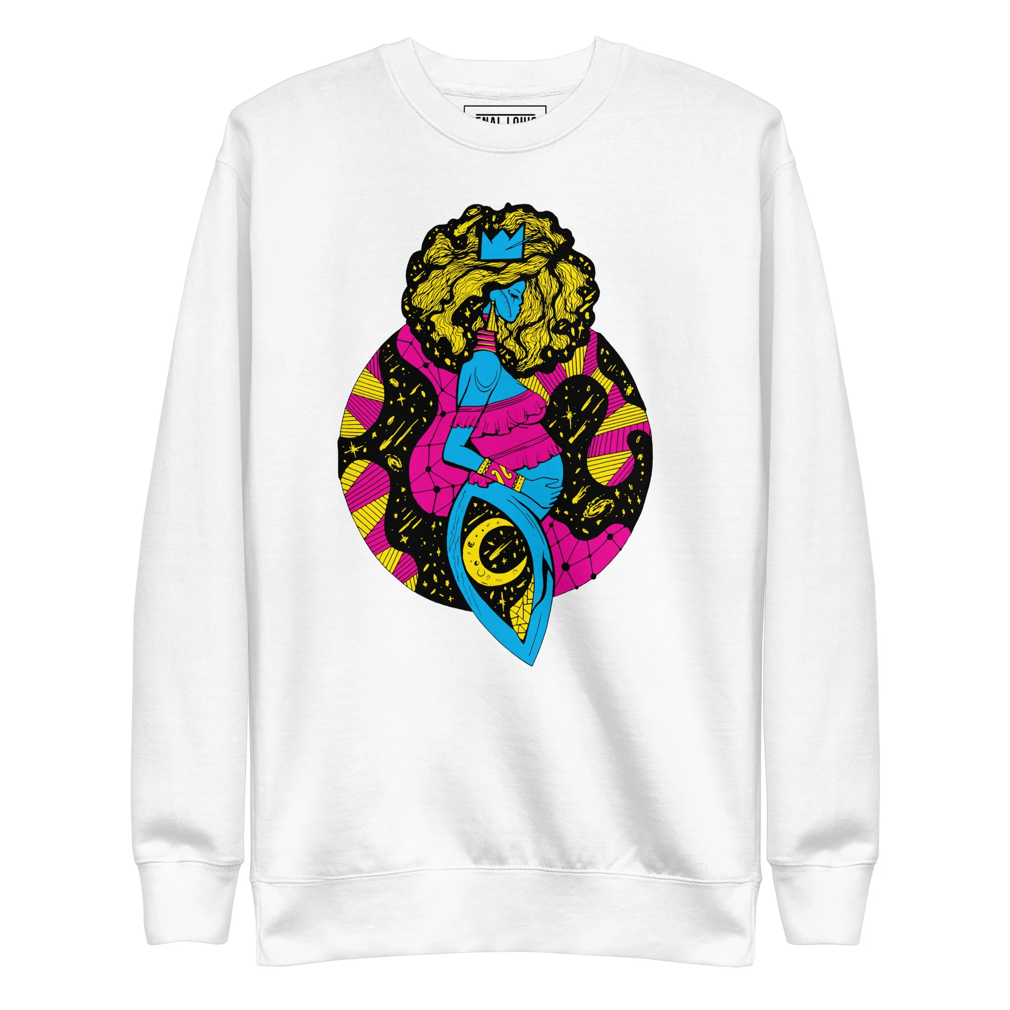 CMYK Birth of Sahelle | Art gift for Mom Sweatshirt - Image 8