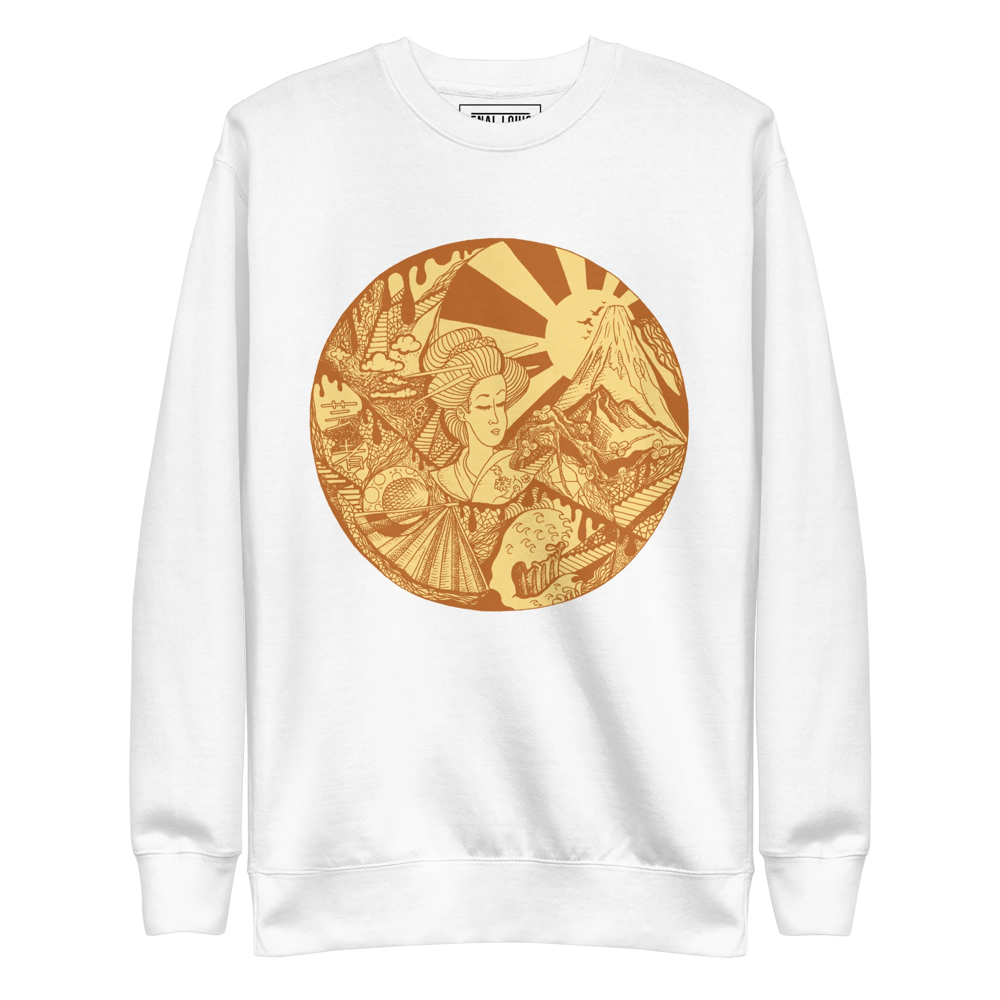 Terracotta Dreaming of Japan - Japanese Circle Sweatshirt - Image 8