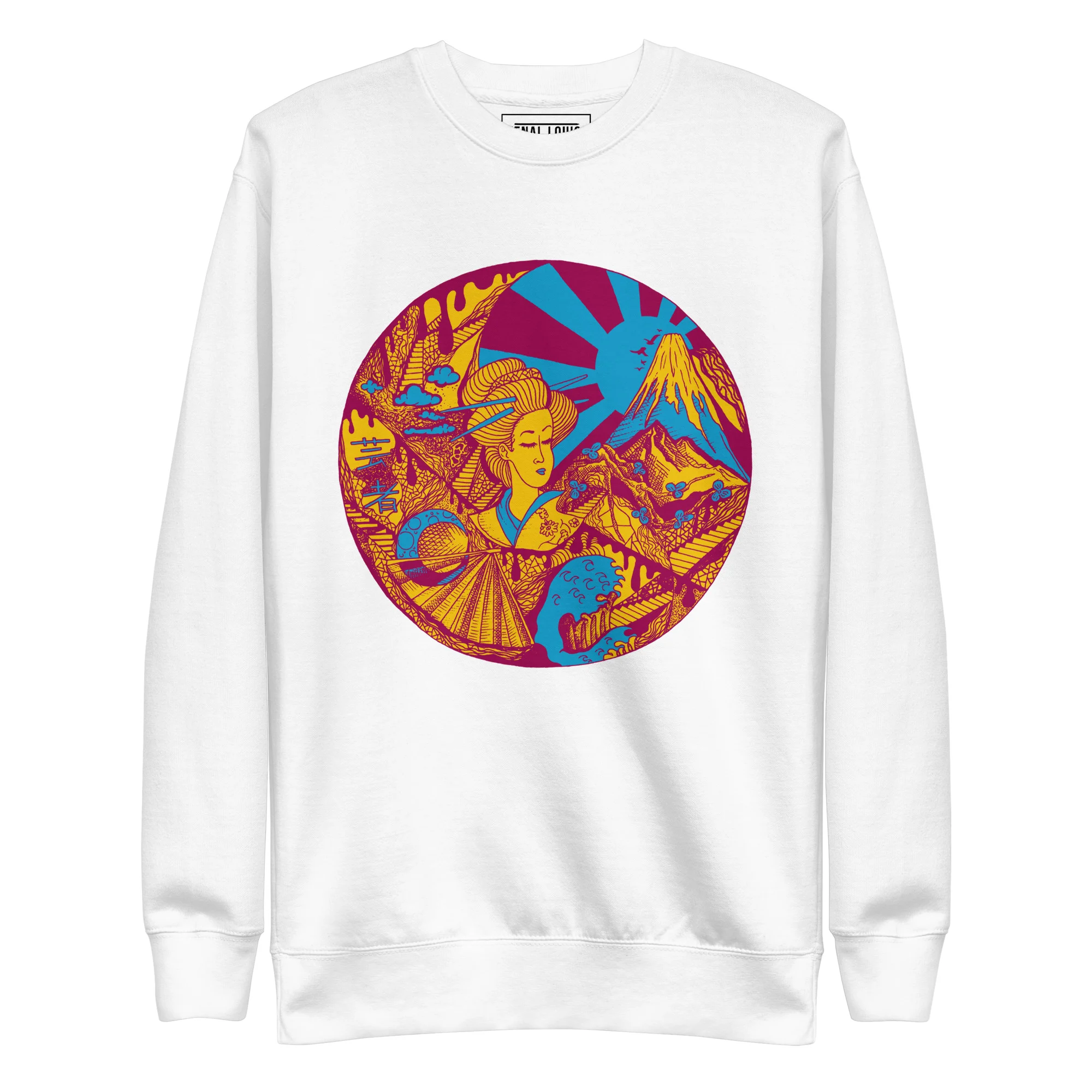 Triadic Dreaming of Japan - Japanese Circle Sweatshirt - Image 8
