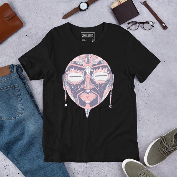 Light Pink African Mask No. 2 - African T-shirt