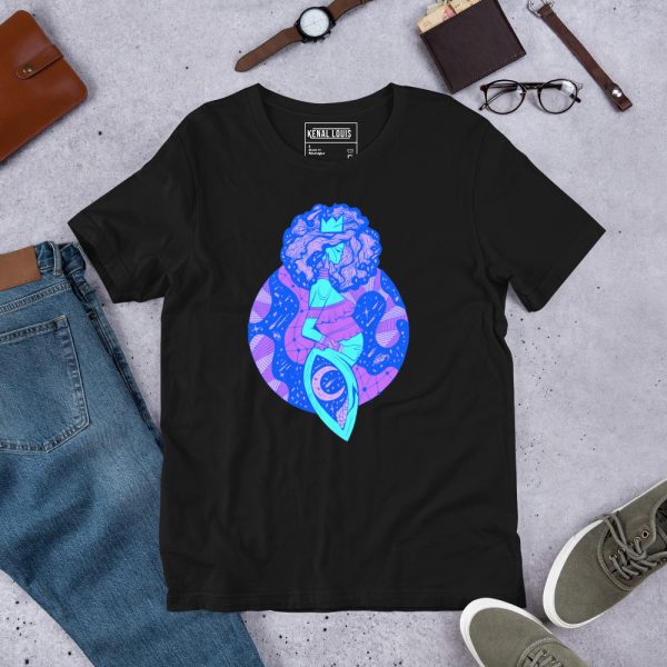 Blue Birth of Sahelle | Art gift for Mom T-shirt