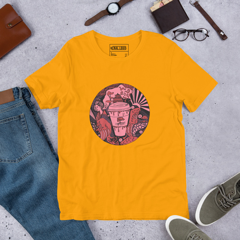 Amber and Rose Coffee in Japan - Coffee T-shirt - Image 6