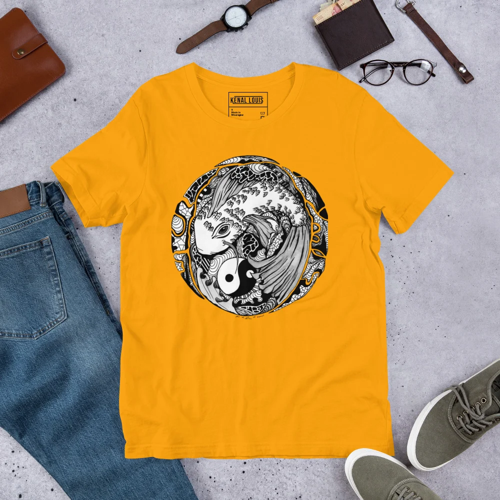Koi of Balance - Koi Fish T-shirt - Image 6