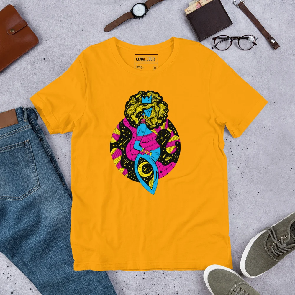 CMYK Birth of Sahelle | Art gift for Mom T-shirt - Image 6
