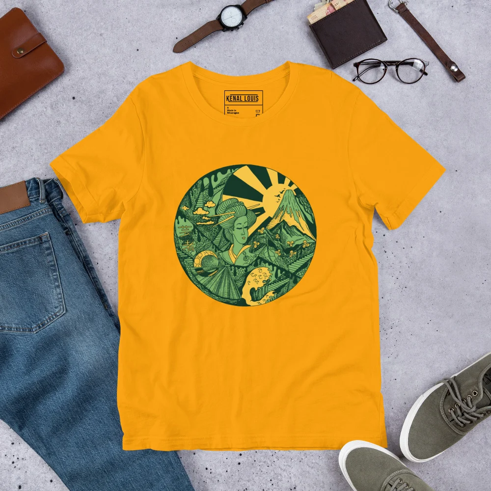 Forrest Green Dreaming of Japan - Japanese Circle T-shirt - Image 6