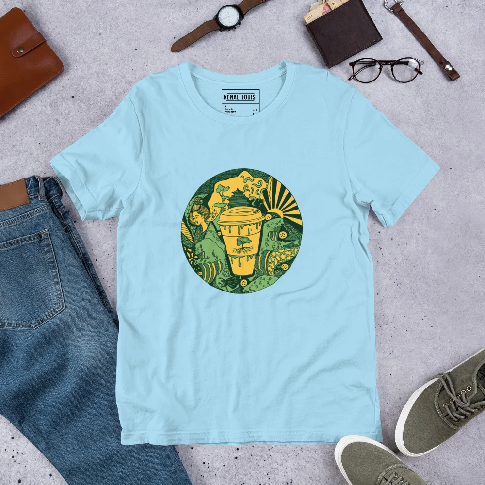 Forrest Green Coffee in Japan - Coffee T-shirt - Image 8