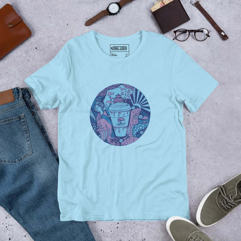 Mountain Blue Coffee in Japan - Coffee T-shirt - Image 8