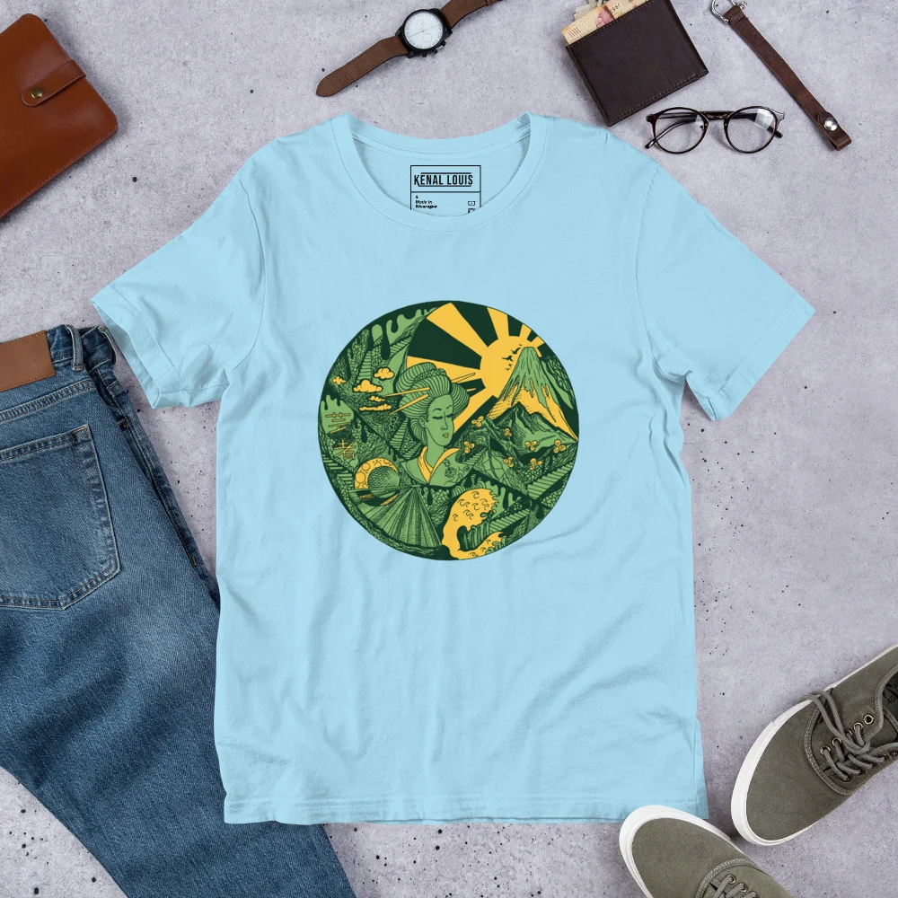 Forrest Green Dreaming of Japan - Japanese Circle T-shirt - Image 8