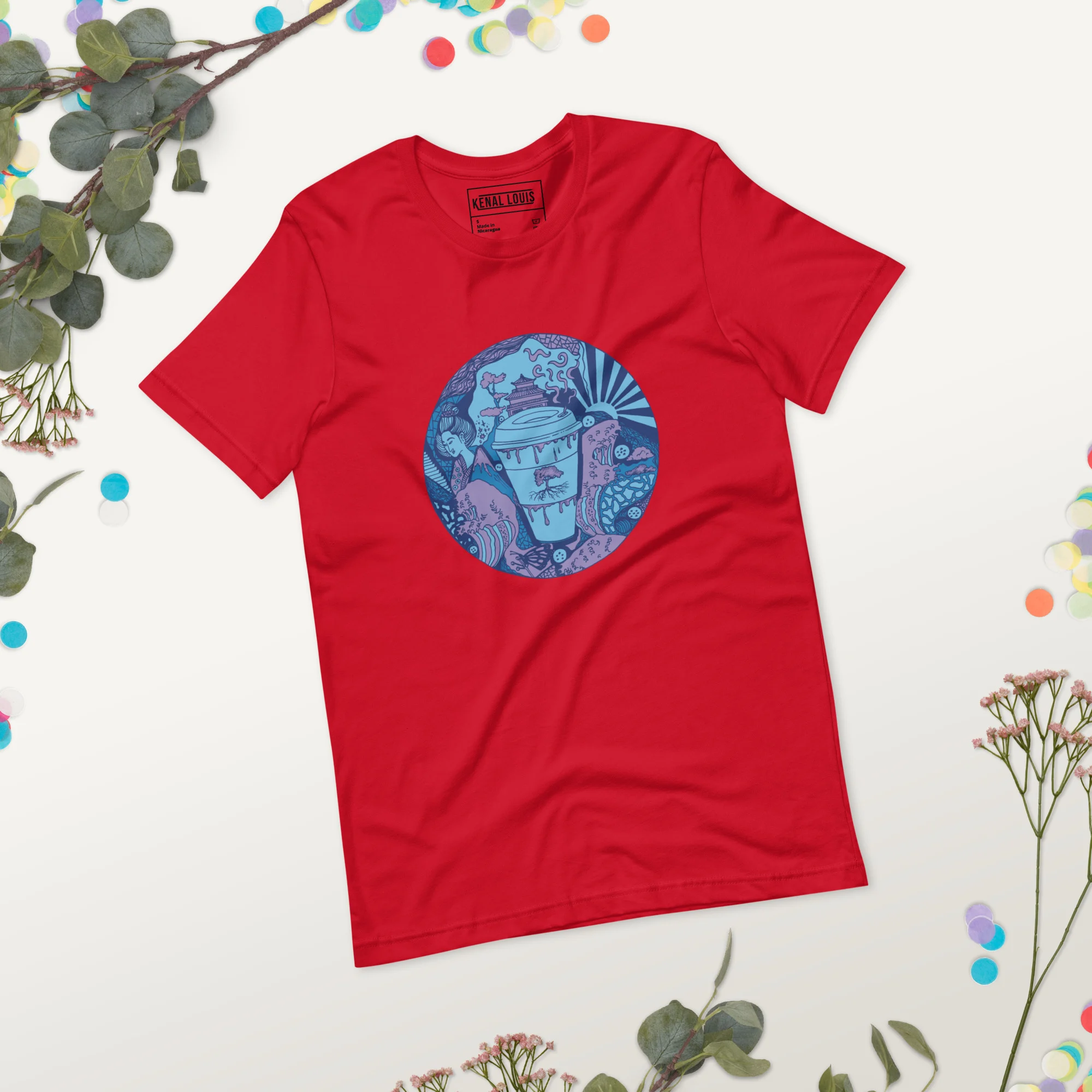 Mountain Blue Coffee in Japan - Coffee T-shirt - Image 3