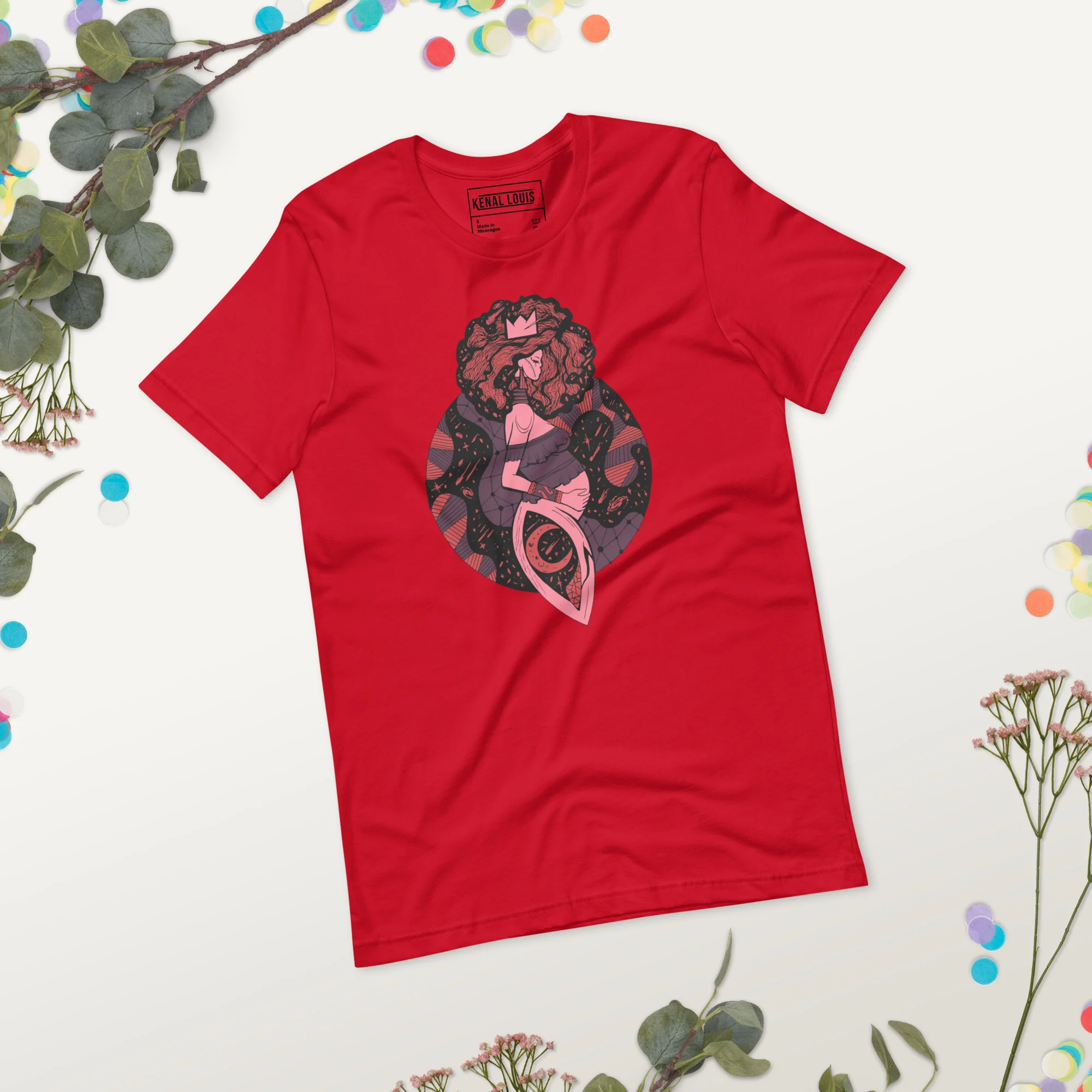 Amber and Rose Birth of Sahelle | Art gift for Mom T-shirt - Image 3