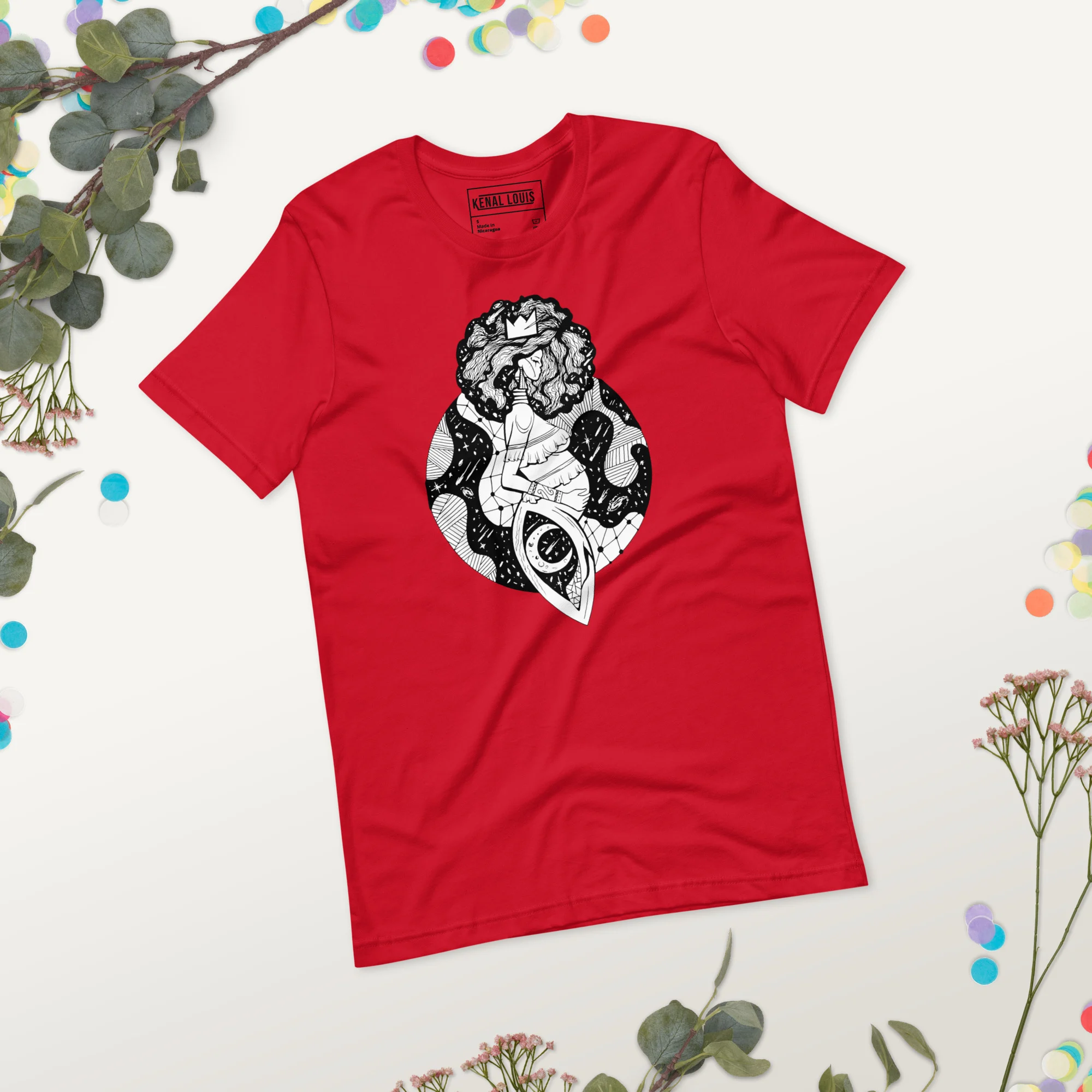 Birth of Sahelle | Art gift for Mom T-shirt - Image 3