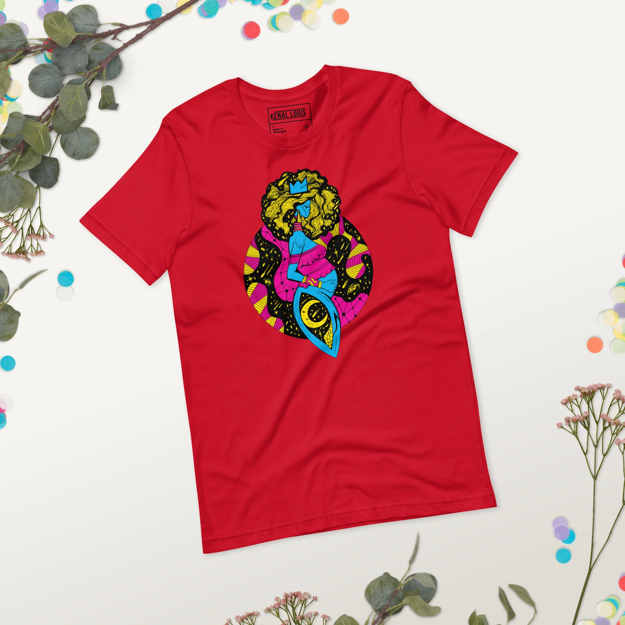 CMYK Birth of Sahelle | Art gift for Mom T-shirt - Image 3