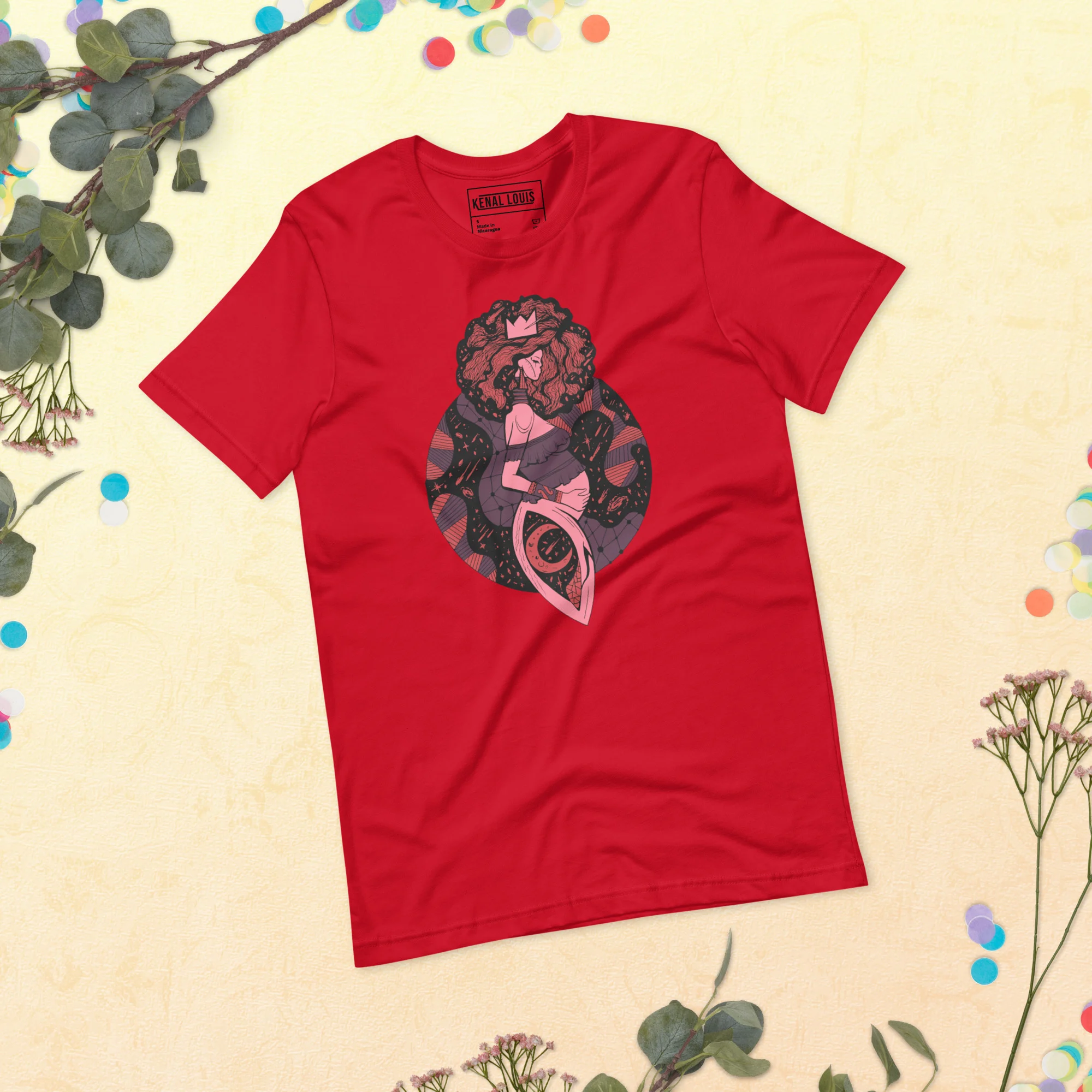 Amber and Rose Birth of Sahelle | Art gift for Mom T-shirt - Image 4